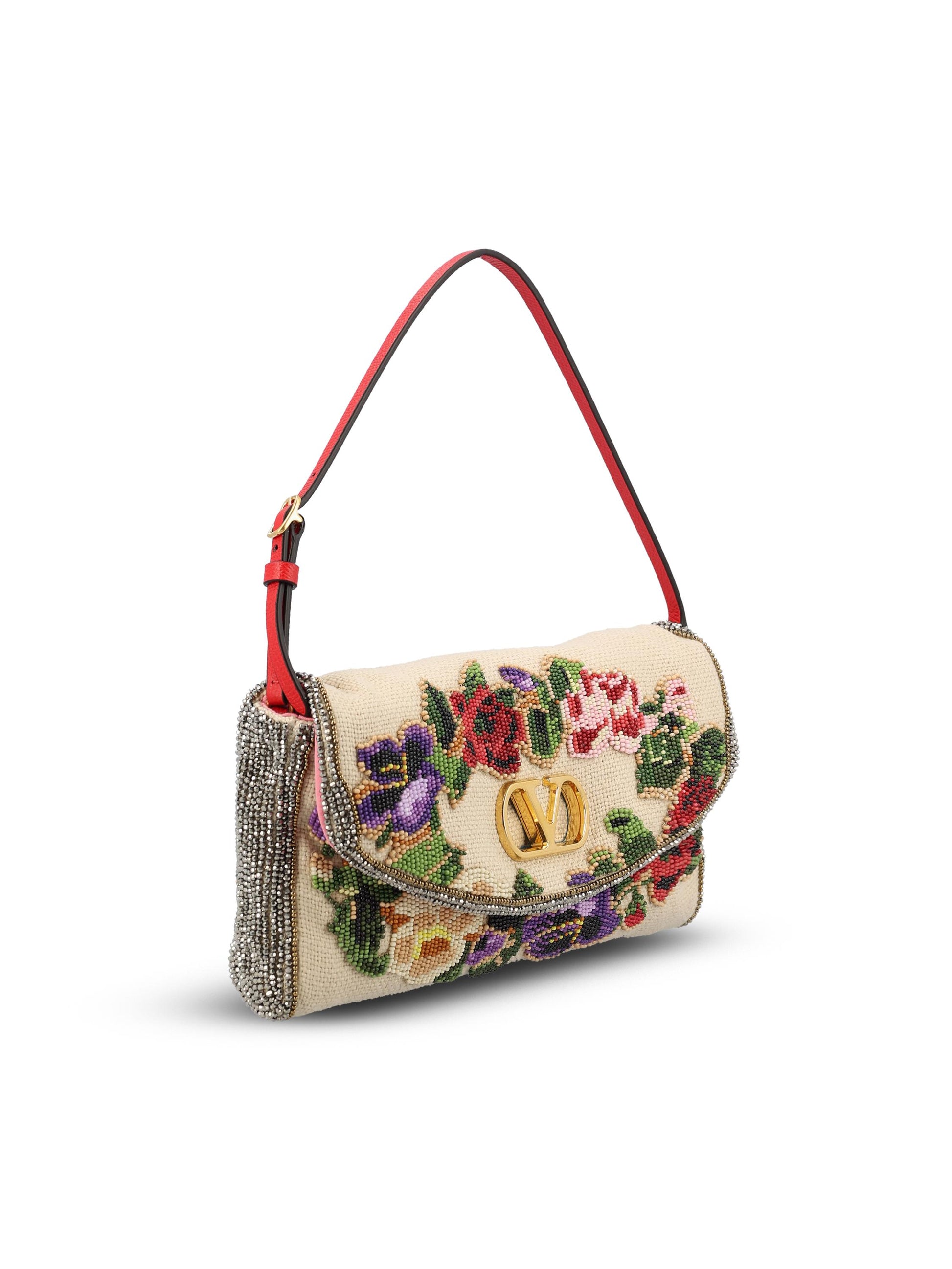 Borsa in tessuto ricamato. 7W2B0S14YTJ Z26 VALENTINO GARAVANI 