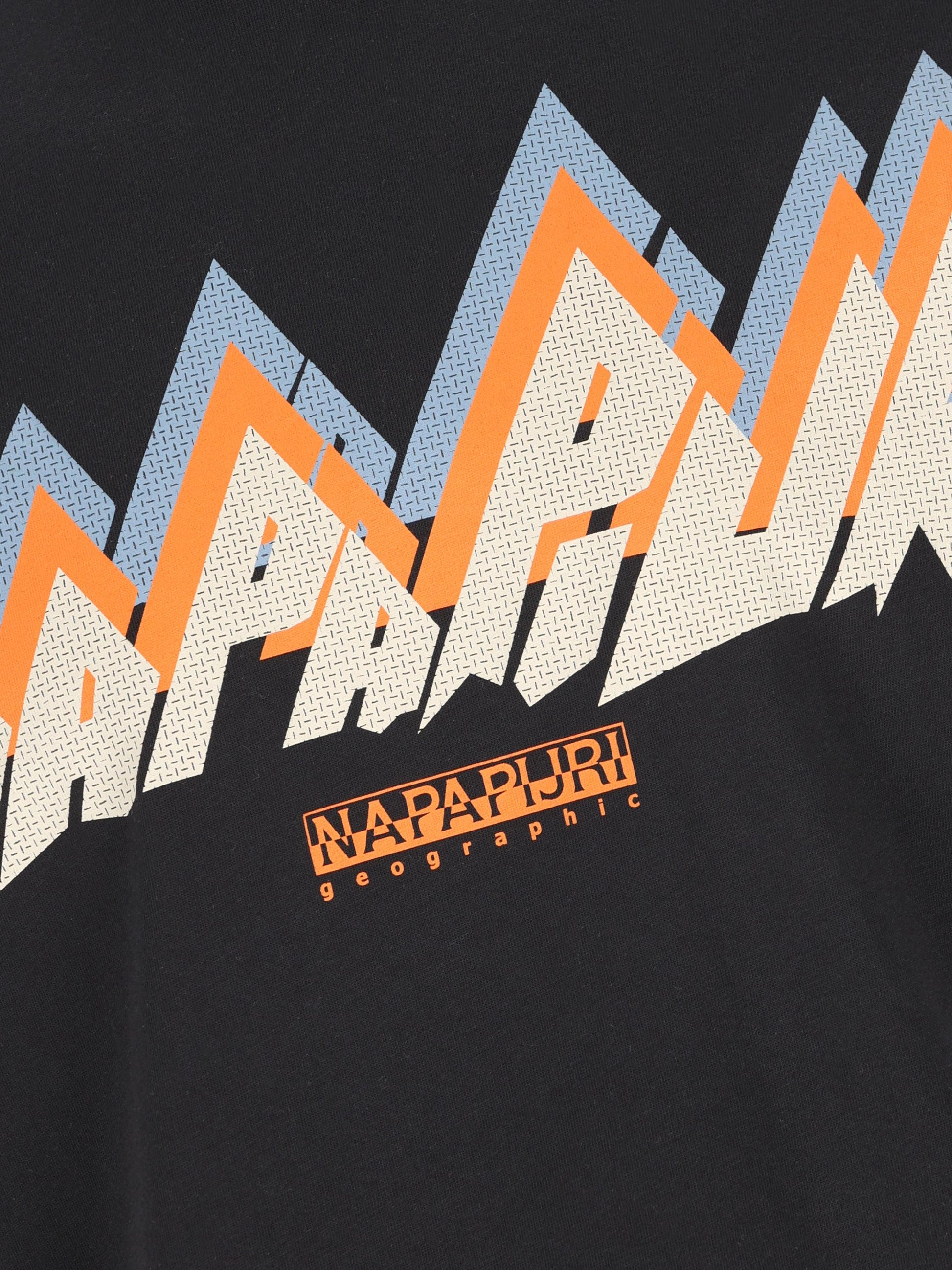 T-Shirt in cotone. NP0A88T59411 BLACK BEAUTY NAPAPIJRI 