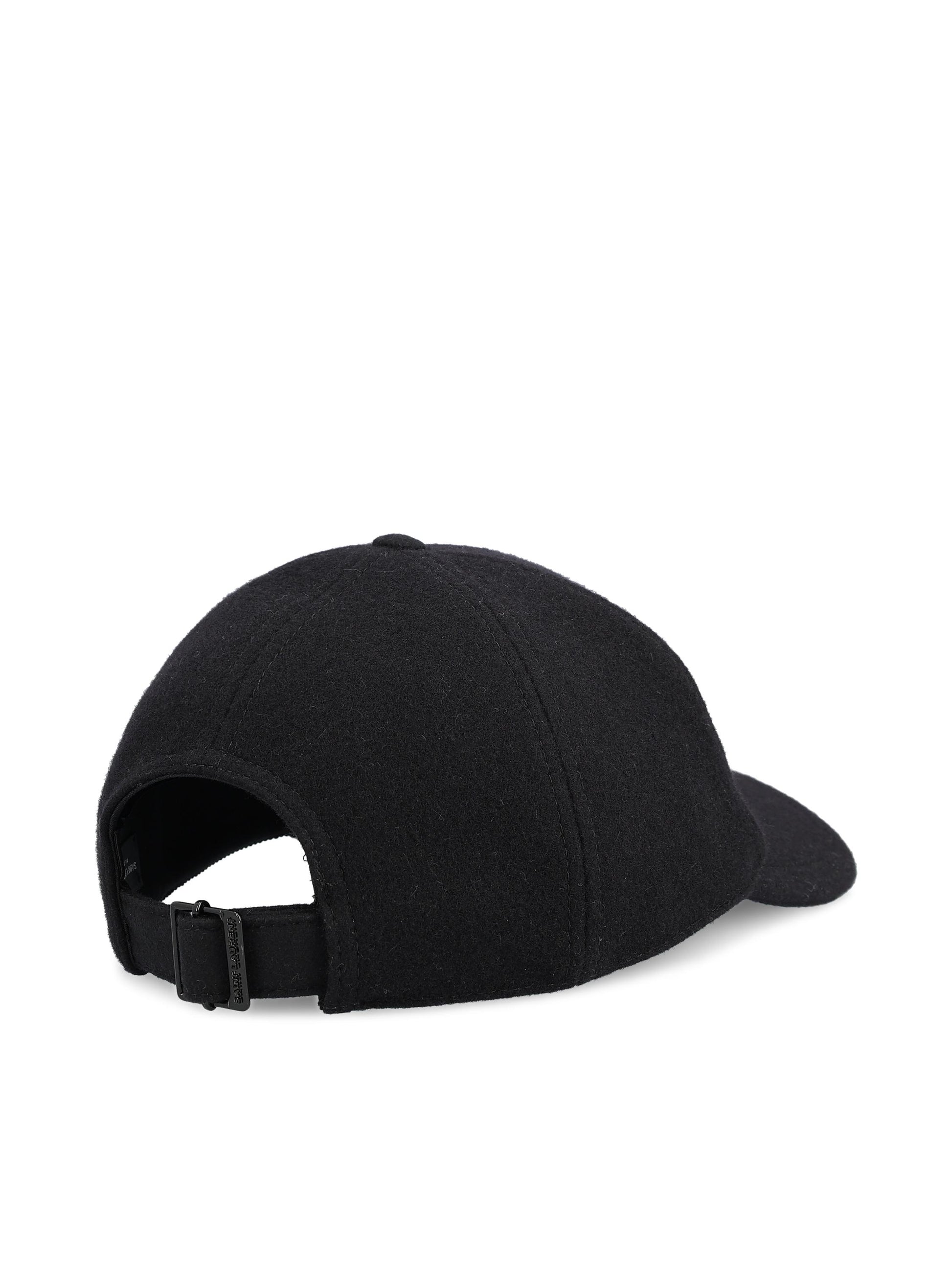 Cappellino realizzato in misto lana. 706537 3YS161000 SAINT LAURENT 