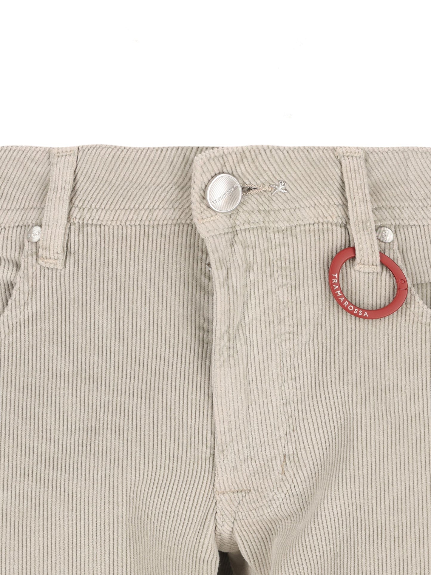 Pantaloni realizzati in velluto. MICHELANGELO V0050500 TRAMAROSSA 