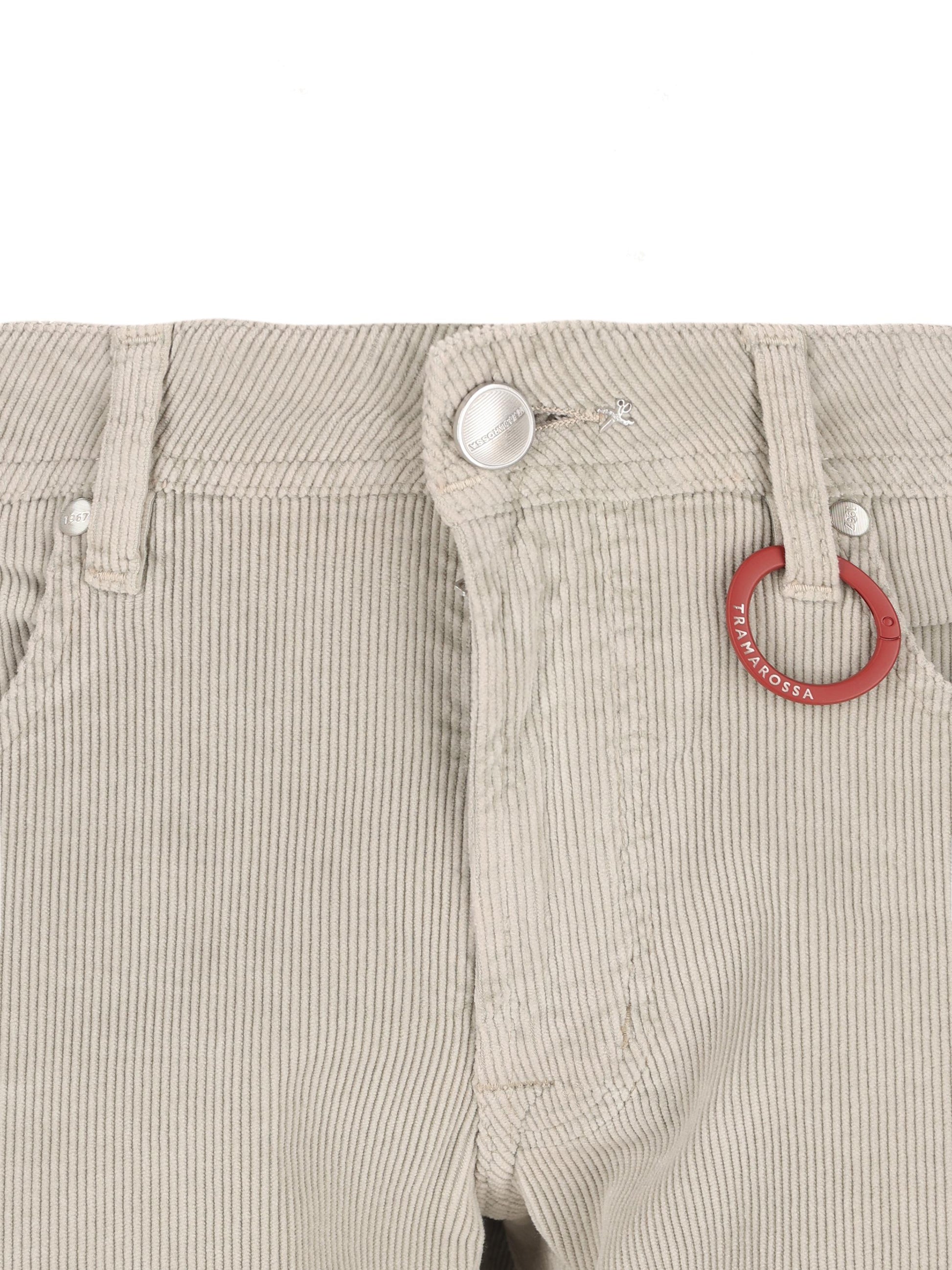 Pantaloni realizzati in velluto. MICHELANGELO V0050500 TRAMAROSSA 