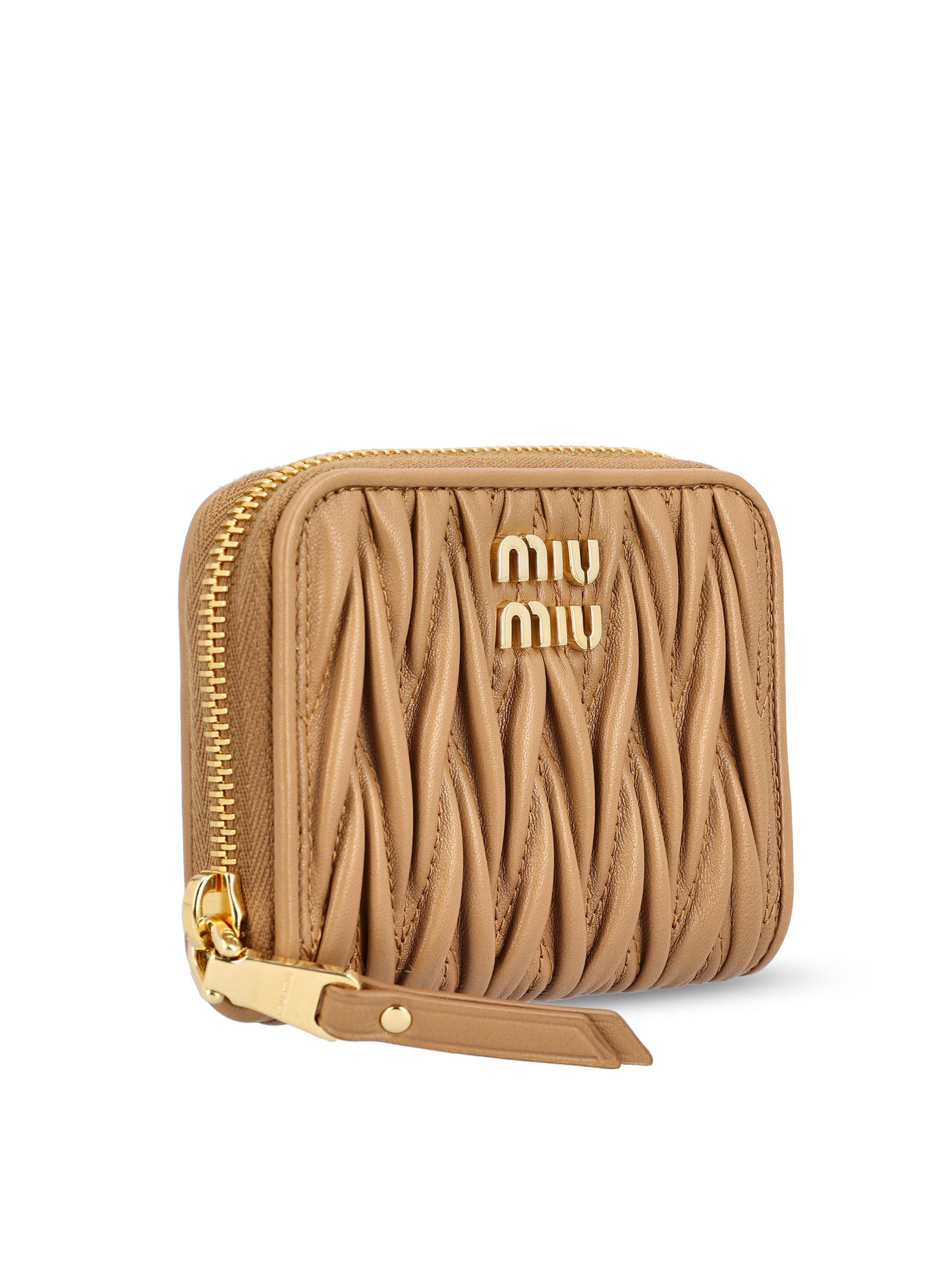 Portamonete realizzato in pelle di agnello. 5MM268 AFPPF098L MIU MIU 