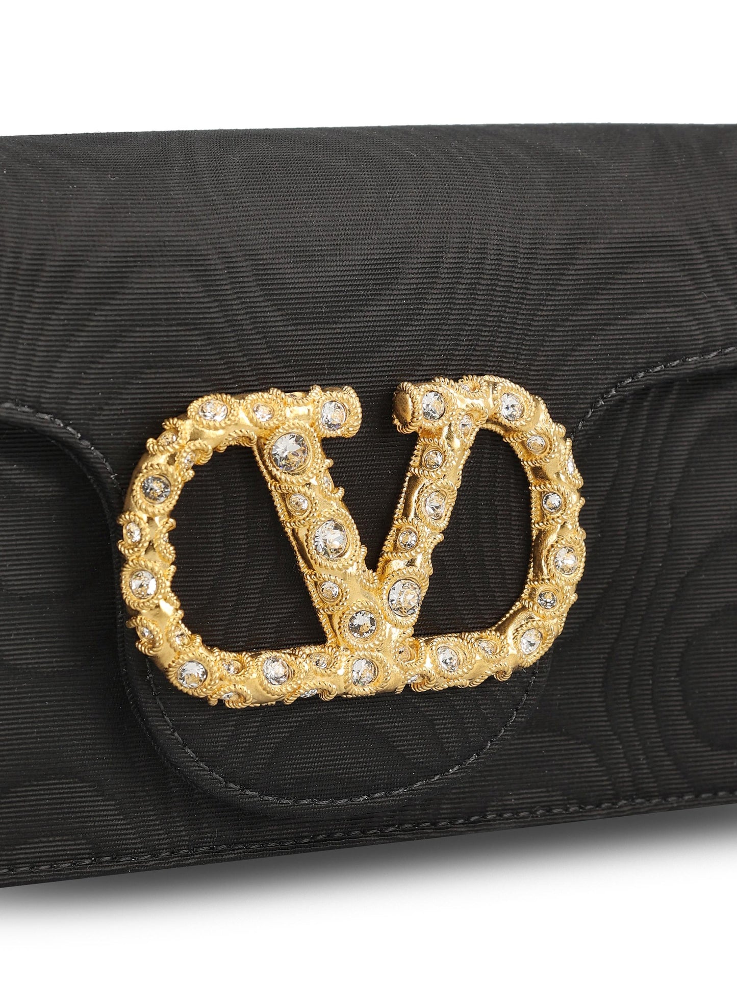 Clutch realizzata in tessuto moirè. 7W2B0R24LDG EDM VALENTINO GARAVANI 