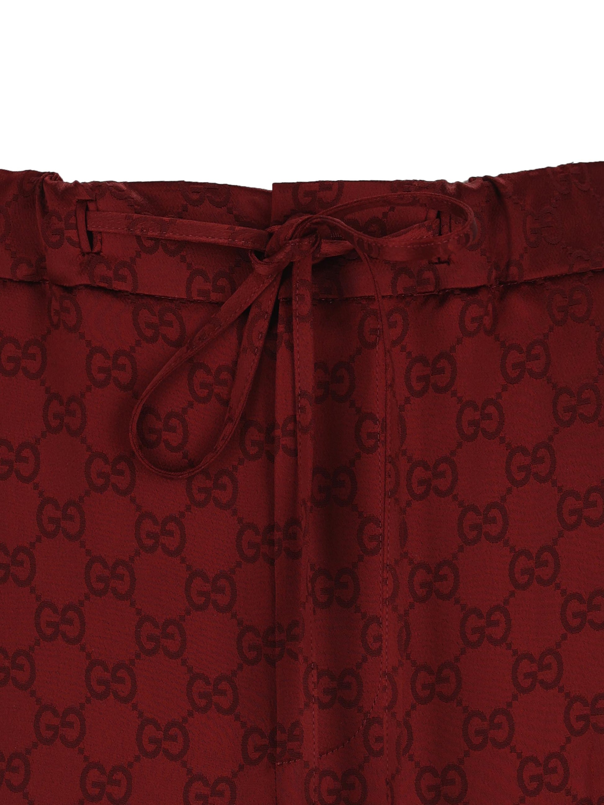 Pantaloni realizzati in raso. 841101 Z7ADF6318 GUCCI 