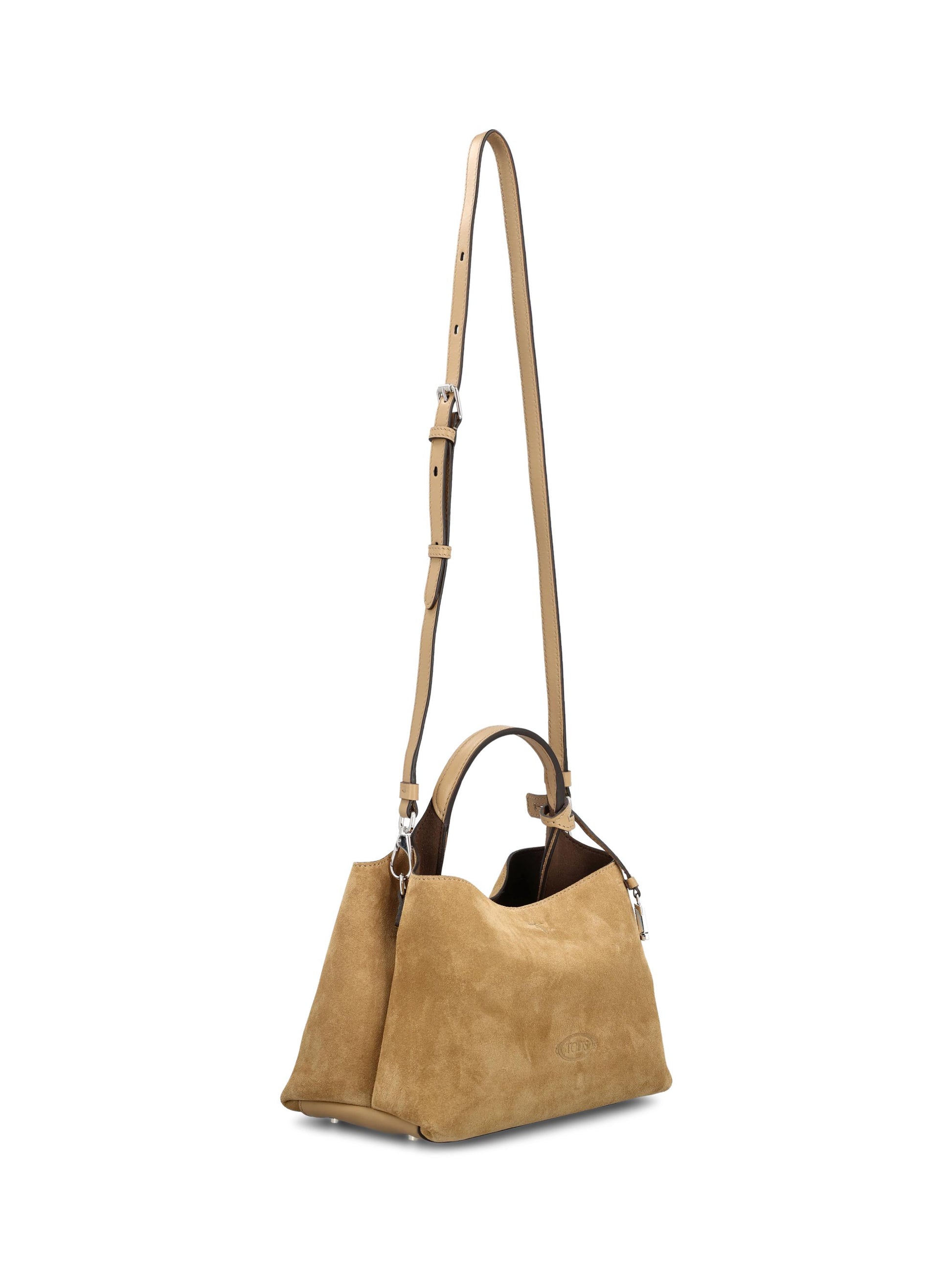 Borsa realizzata in pelle di vitello scamosciata. XBWAPAEL000P3A 4L20 TOD'S 