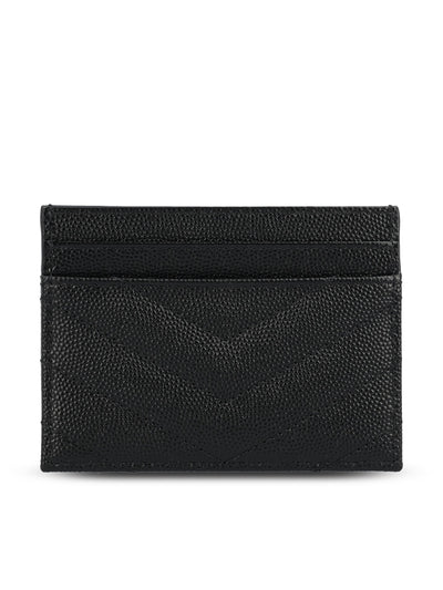 Porta carte realizzato in pelle di vitello. 423291 BOW011000 SAINT LAURENT 