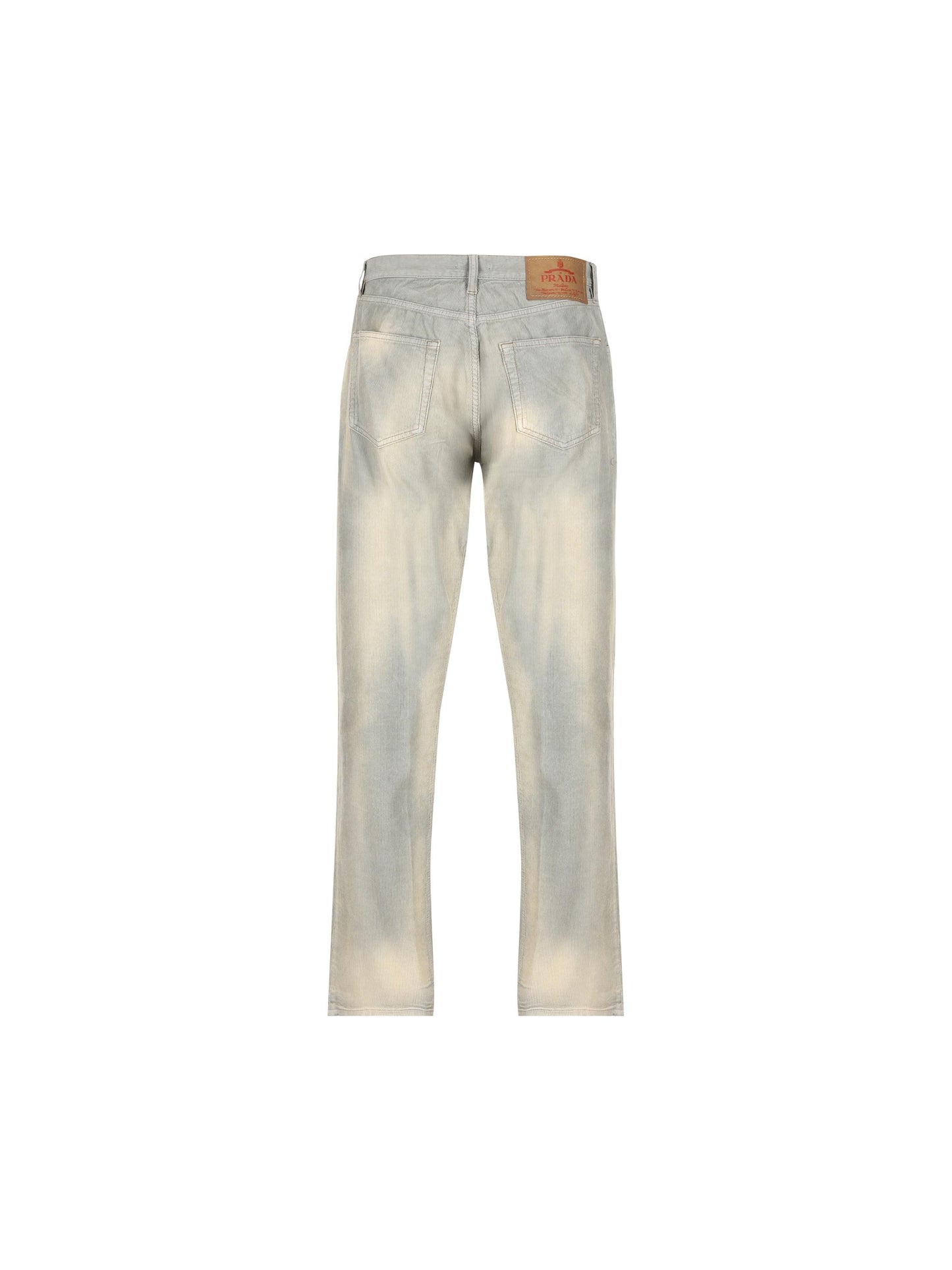 Jeans in velluto a coste light blu GEP358 166EF0V3N PRADA 