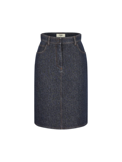 Gonna realizzata in denim. FLQ604 AW82F1UKI FENDI 