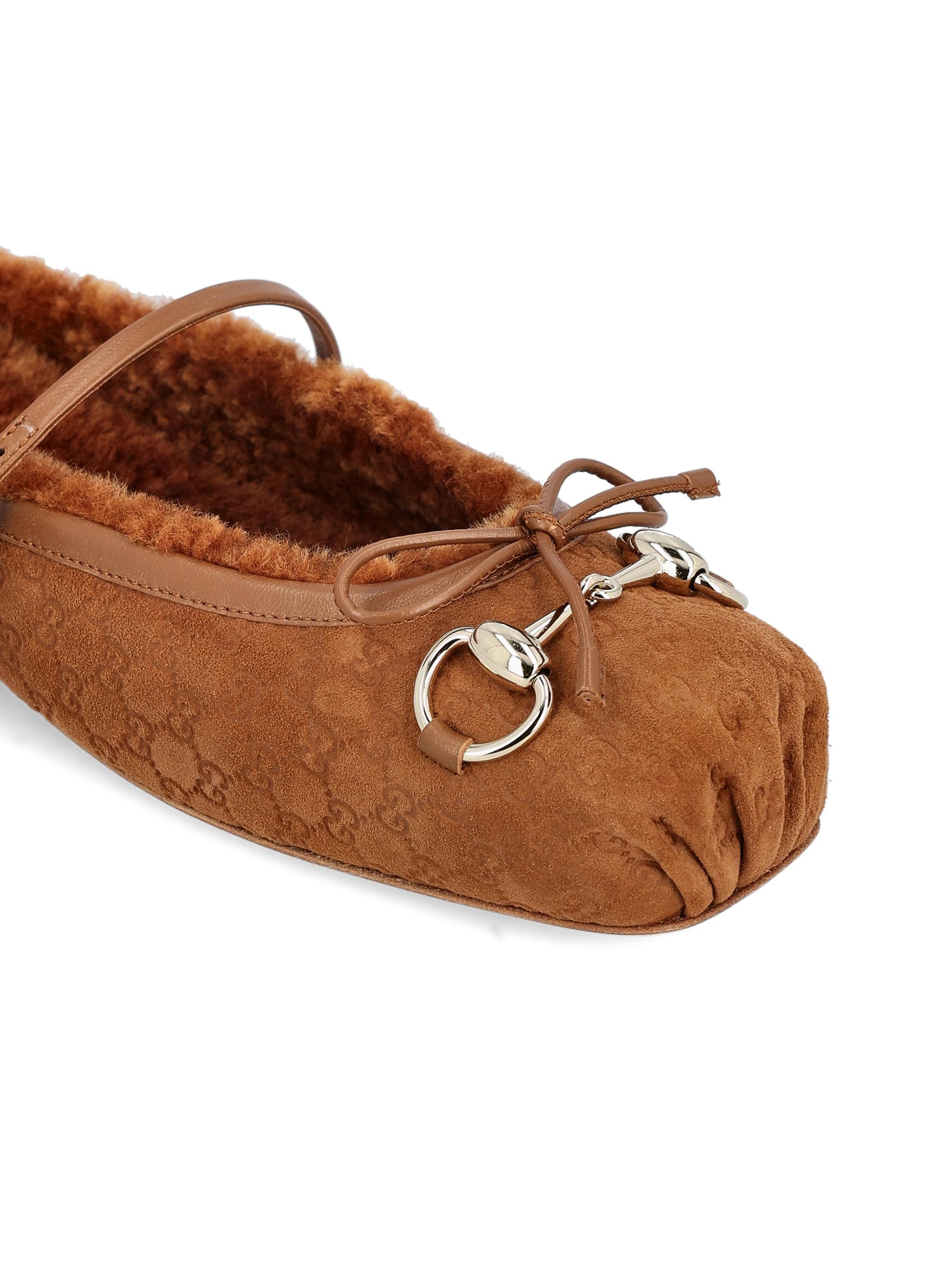 Sabot donna Gucci con Morsetto in Pelle Scamosciata GG 846685 AAFI22743 GUCCI 