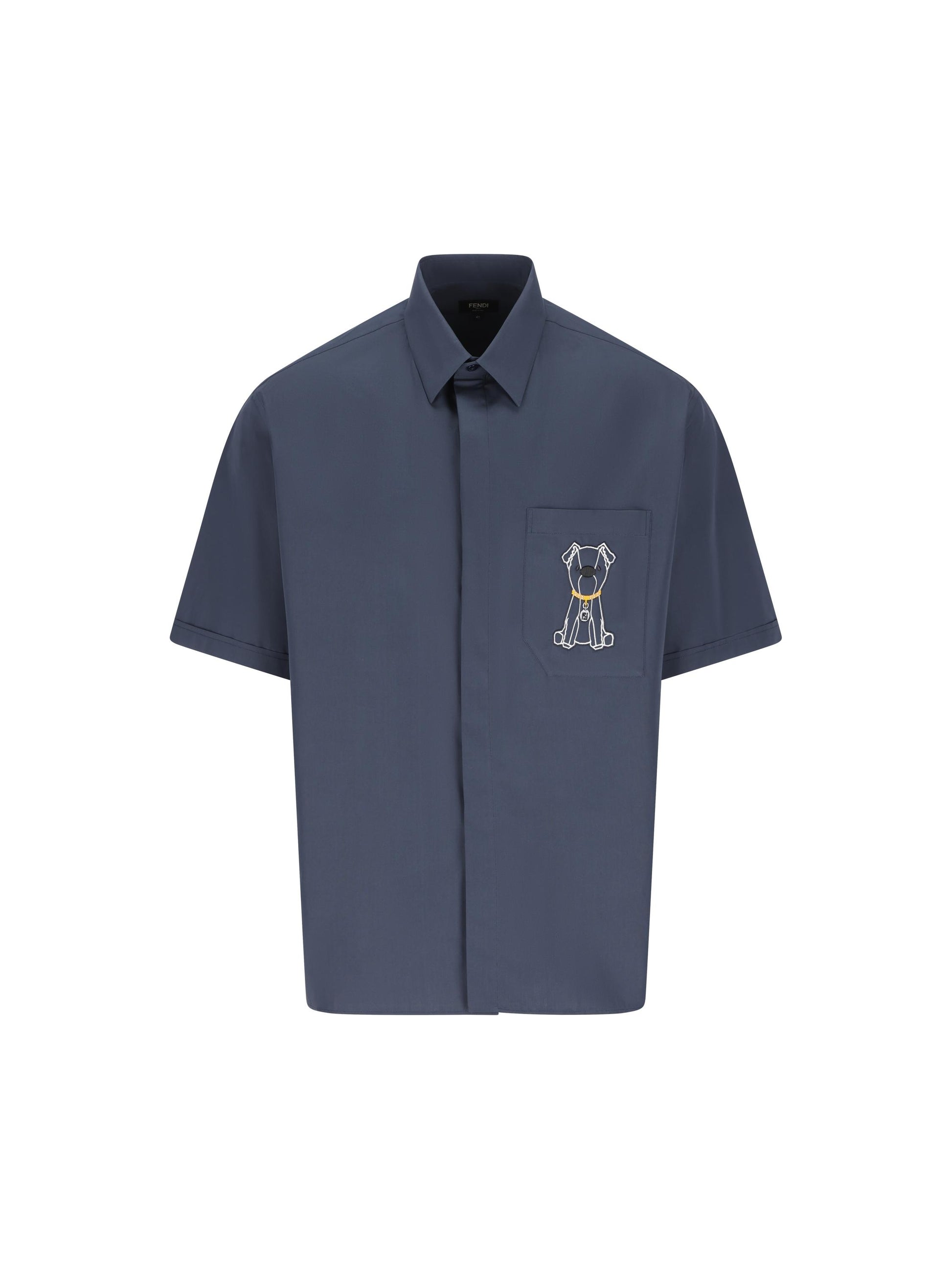 Camicia realizzata in cotone. FS1340 AVZ9F0QA2 FENDI 