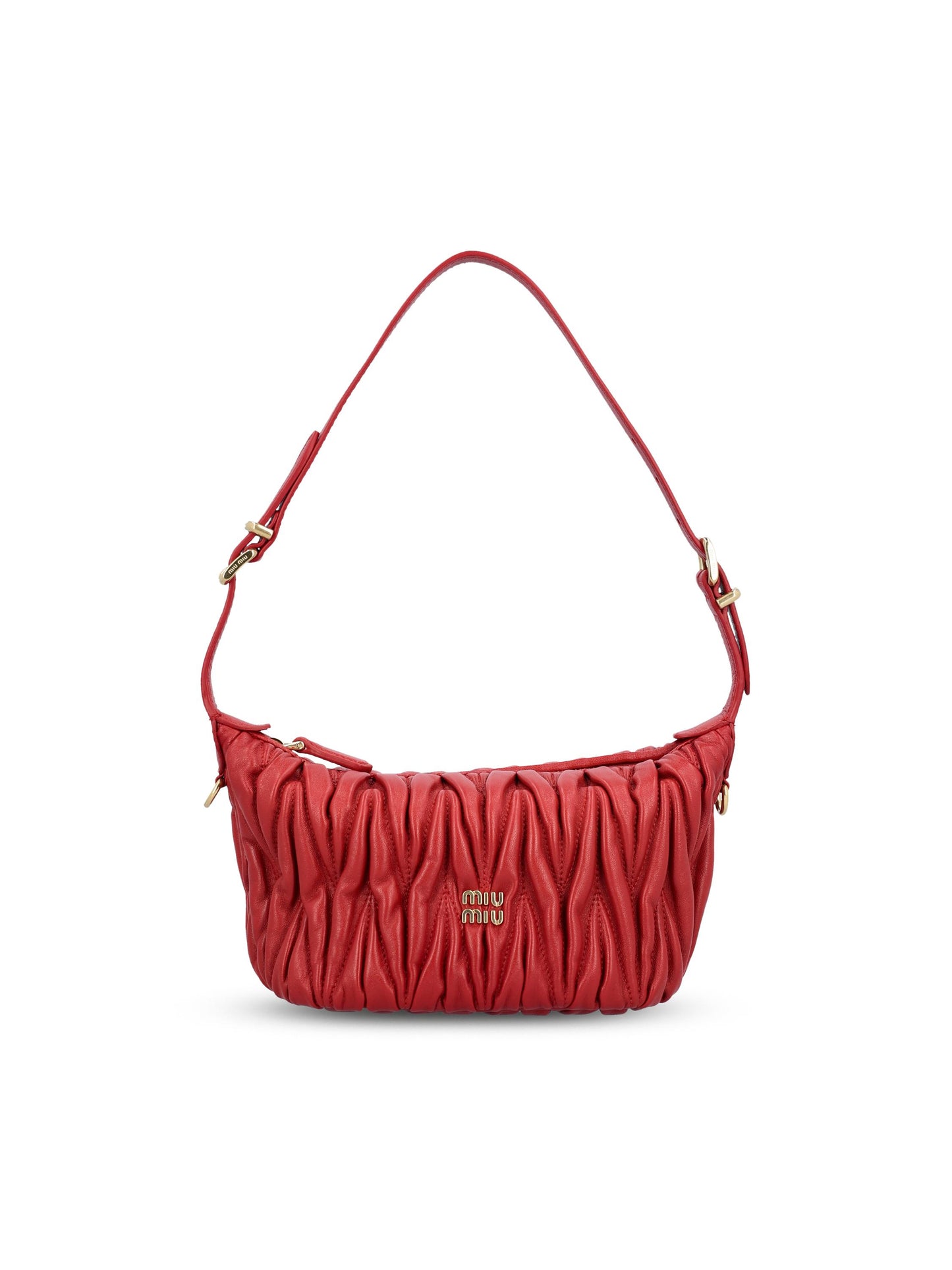 Pouch realizzata in pelle di agnello. 5BP100 AN88F0011 MIU MIU 