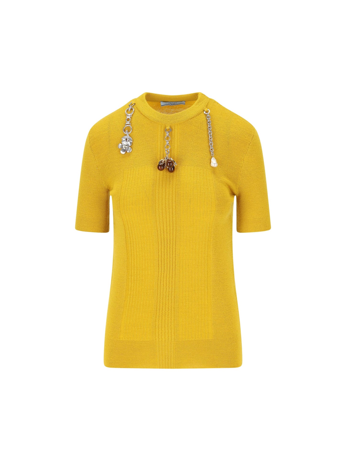 Maglia realizzata in lana vergine. P24V2L 17ZEF0037 PRADA 