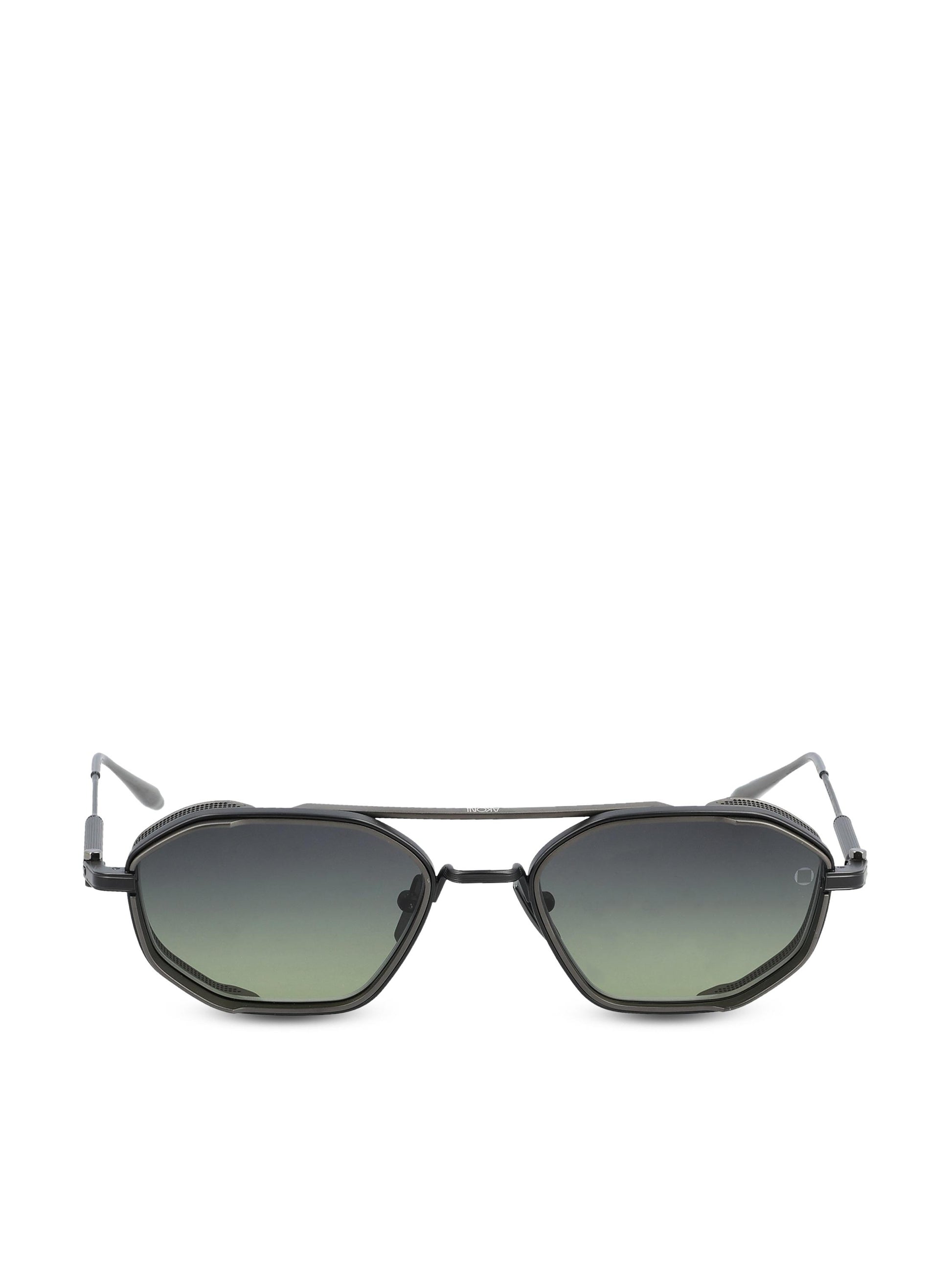 Occhiali da sole realizzati in titanio. AKS-508D-51 BLK - BLK AKONI 