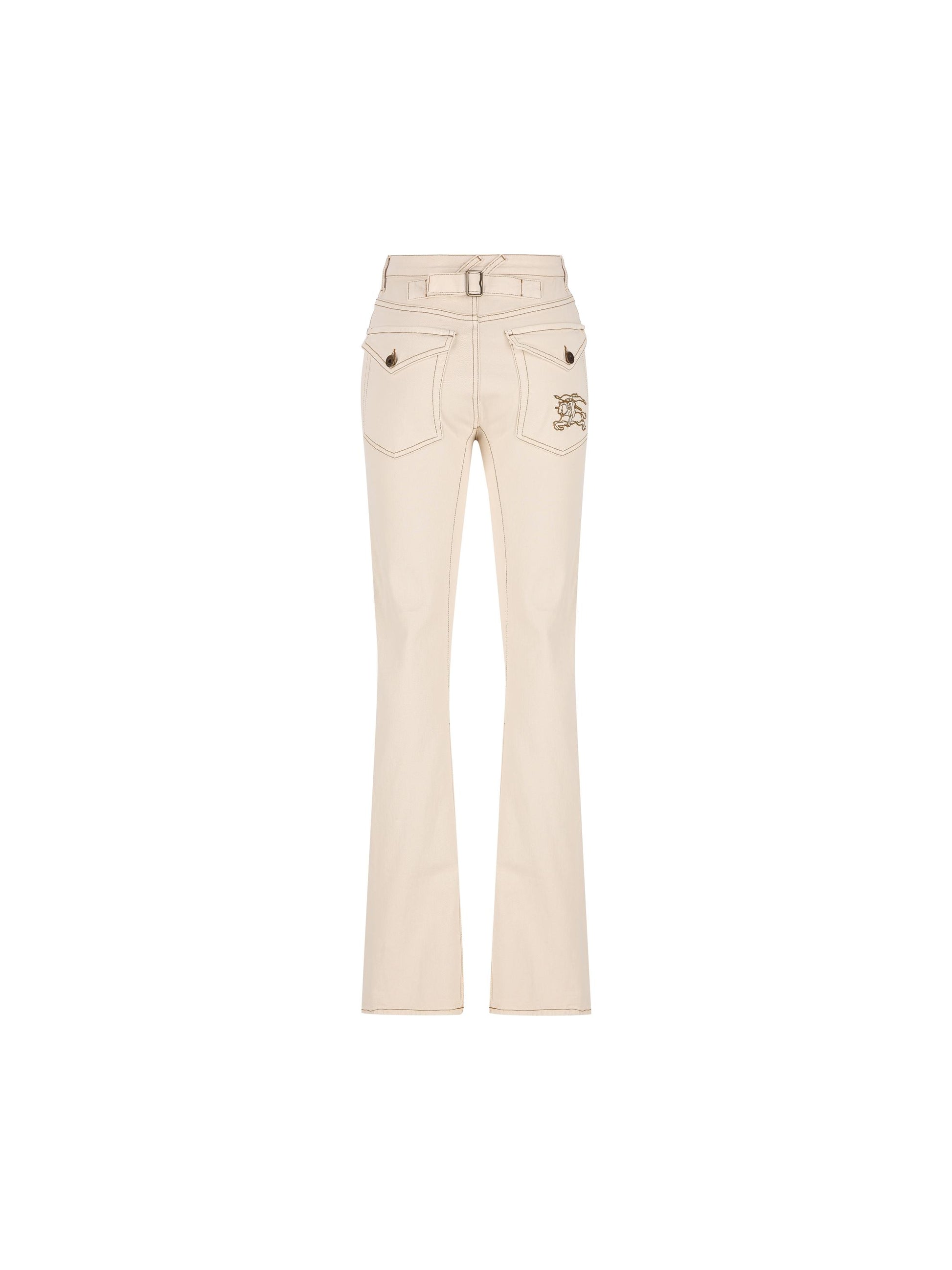 Jeans bootcut a vita alta con ricamo. 8118523 C3997 BURBERRY 
