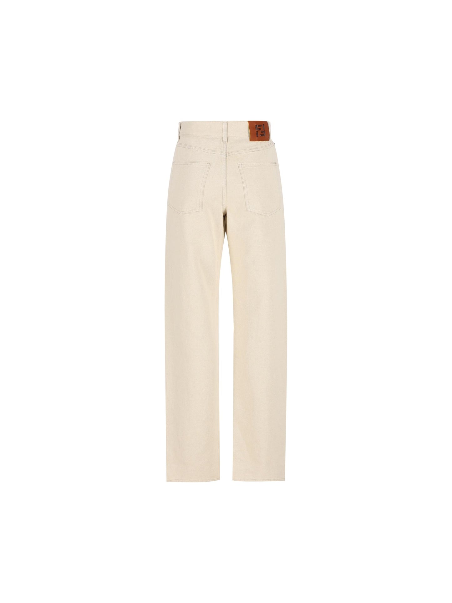 Pantaloni realizzati in cotone FLP882 AOHVF1W0T FENDI 