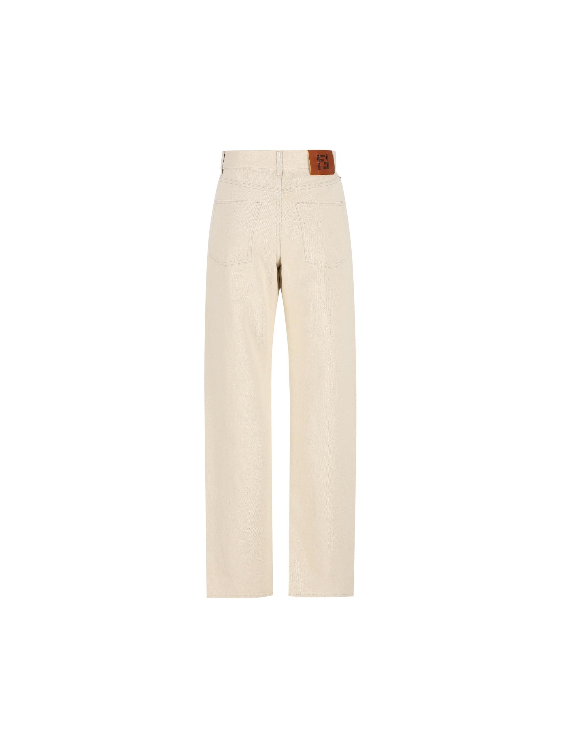 Pantaloni realizzati in cotone FLP882 AOHVF1W0T FENDI 