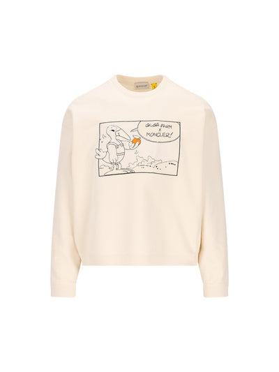 Felpa in cotone. M8G00002 89AUJ02B MONCLER - DONALD GLOVER 