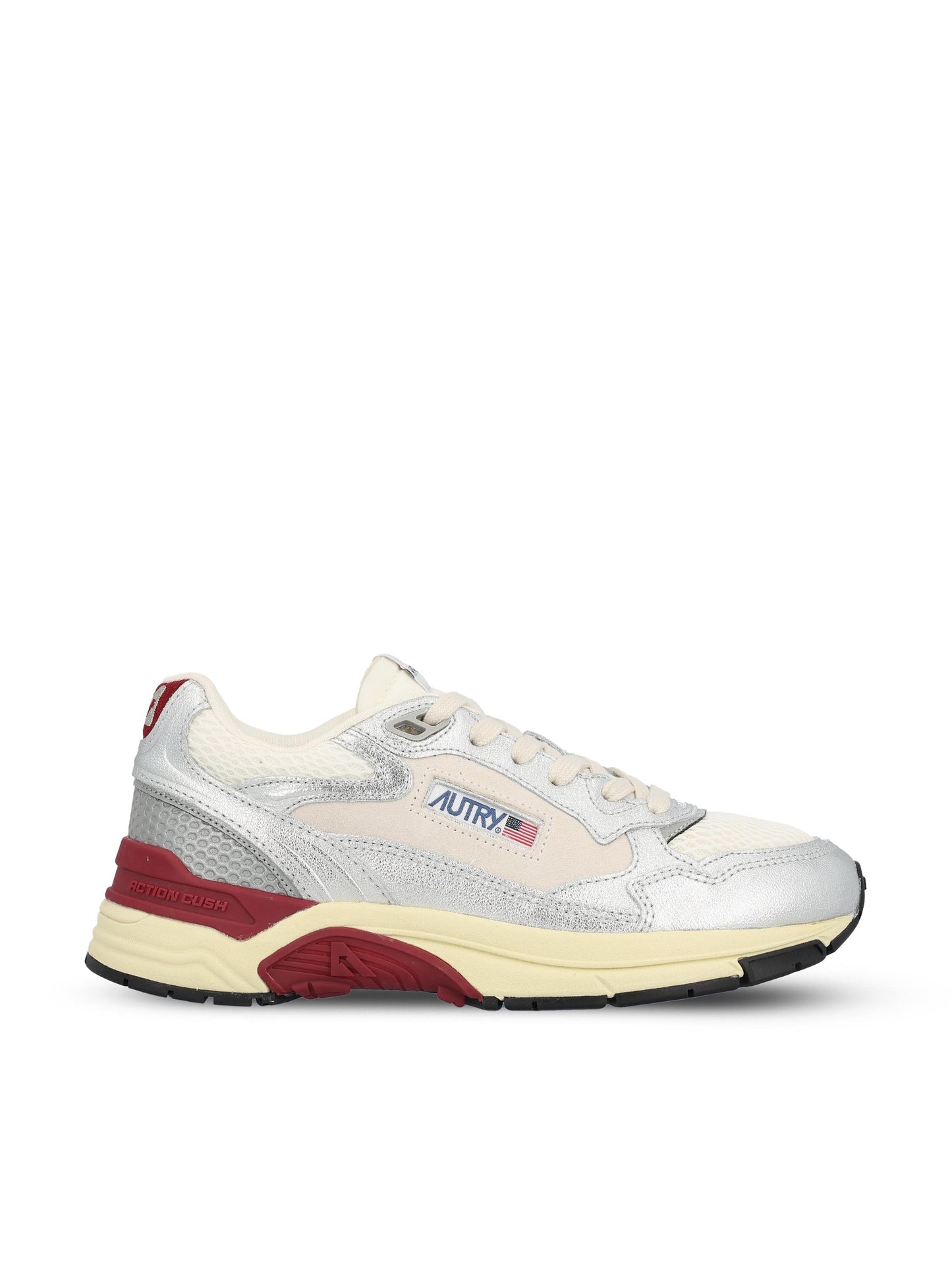 Sneakers Hyperway in pelle laminata, mesh e pelle di capra HYLW EM03 AUTRY 