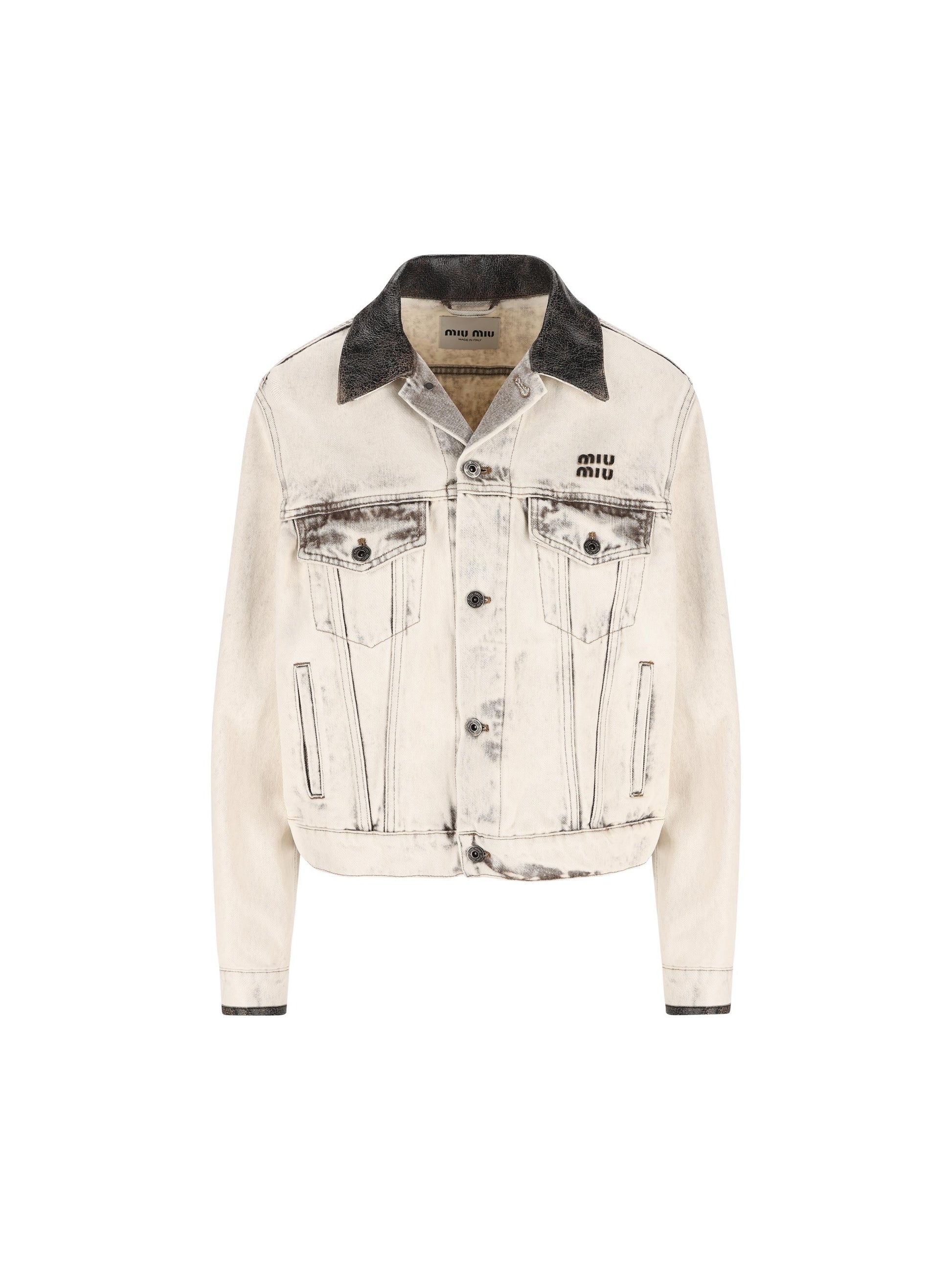Blouson realizzato in cotone. GWB273 183TF0009 MIU MIU 