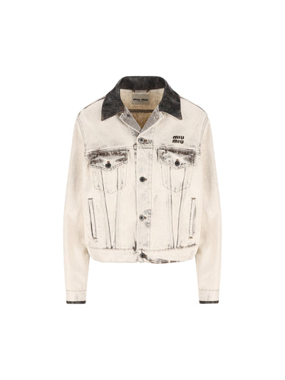 Blouson realizzato in cotone. GWB273 183TF0009 MIU MIU 