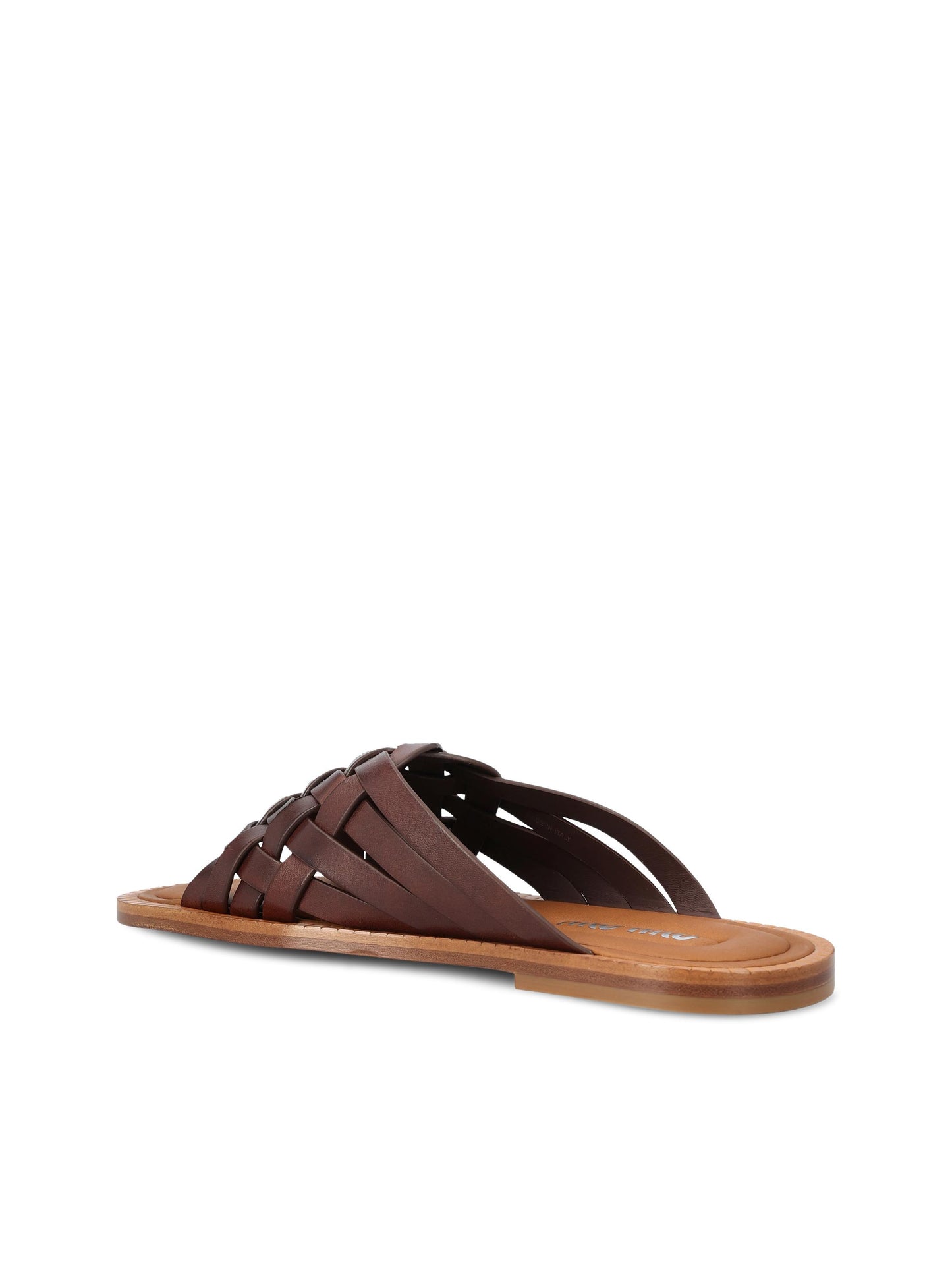 Sandali realizzati in pelle. 5XX678 3ZN8F0201 MIU MIU 