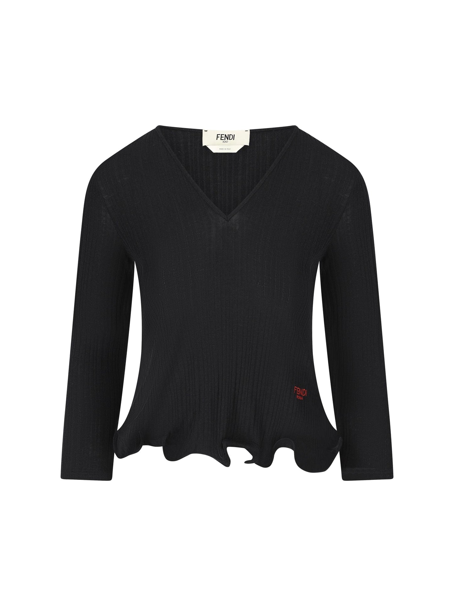 Maglia realizzata in lana vergine FS9741 AVFEF0GME FENDI 