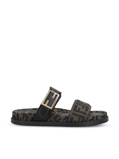 Slide realizzate in tessuto jacquard. 8X8710 AEGVF0R7R FENDI 