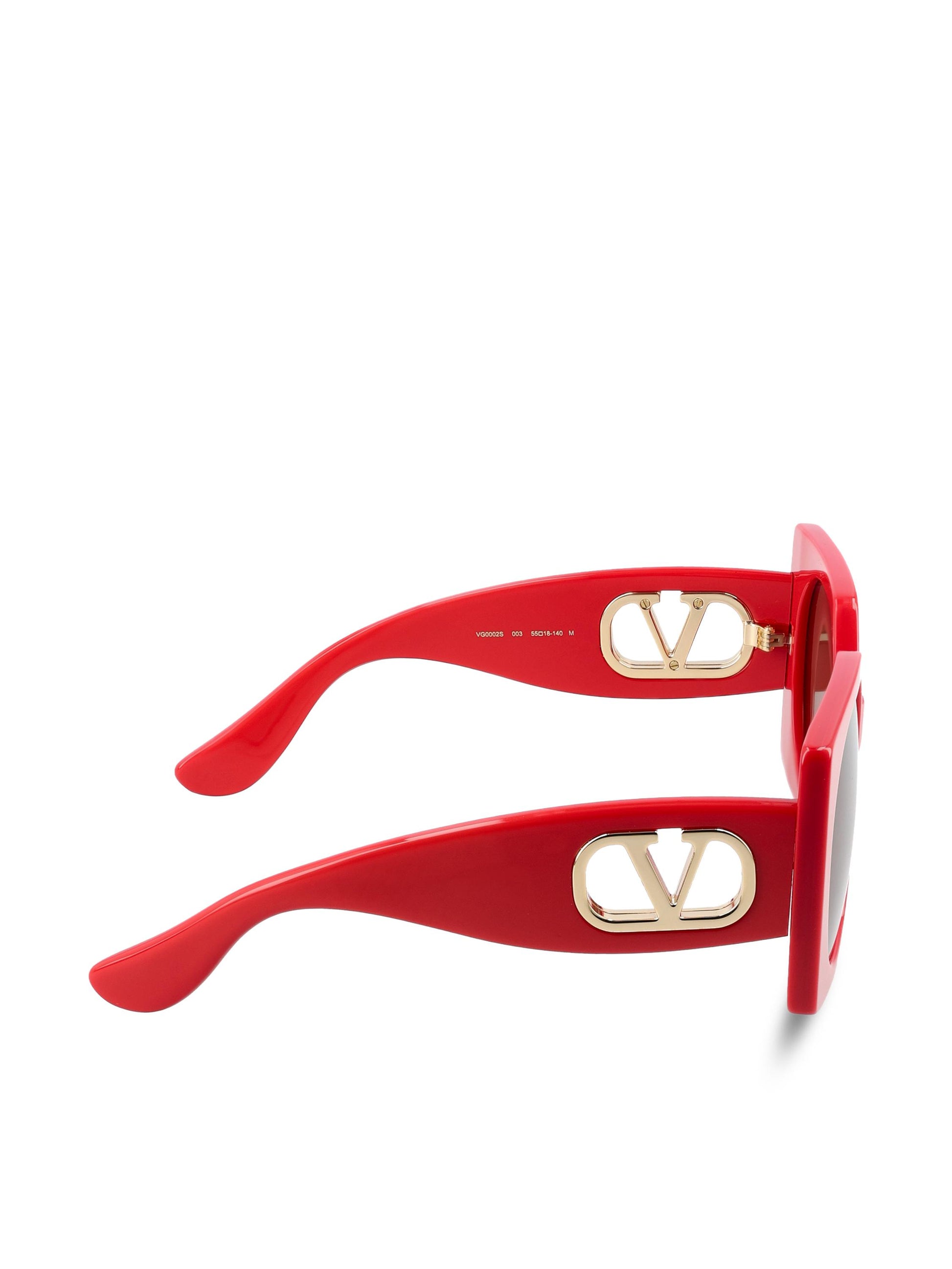 Occhiali da sole in acetato. VG0002S-003 RED-RED-BROWN VALENTINO GARAVANI 