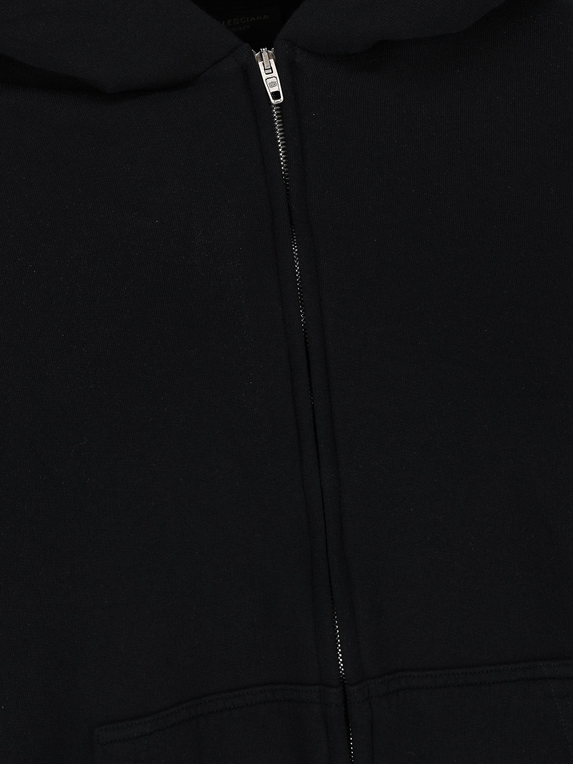 Hoodie Con Zip Flipped Uni Regular Fit 803264 TSVU71750 BALENCIAGA 