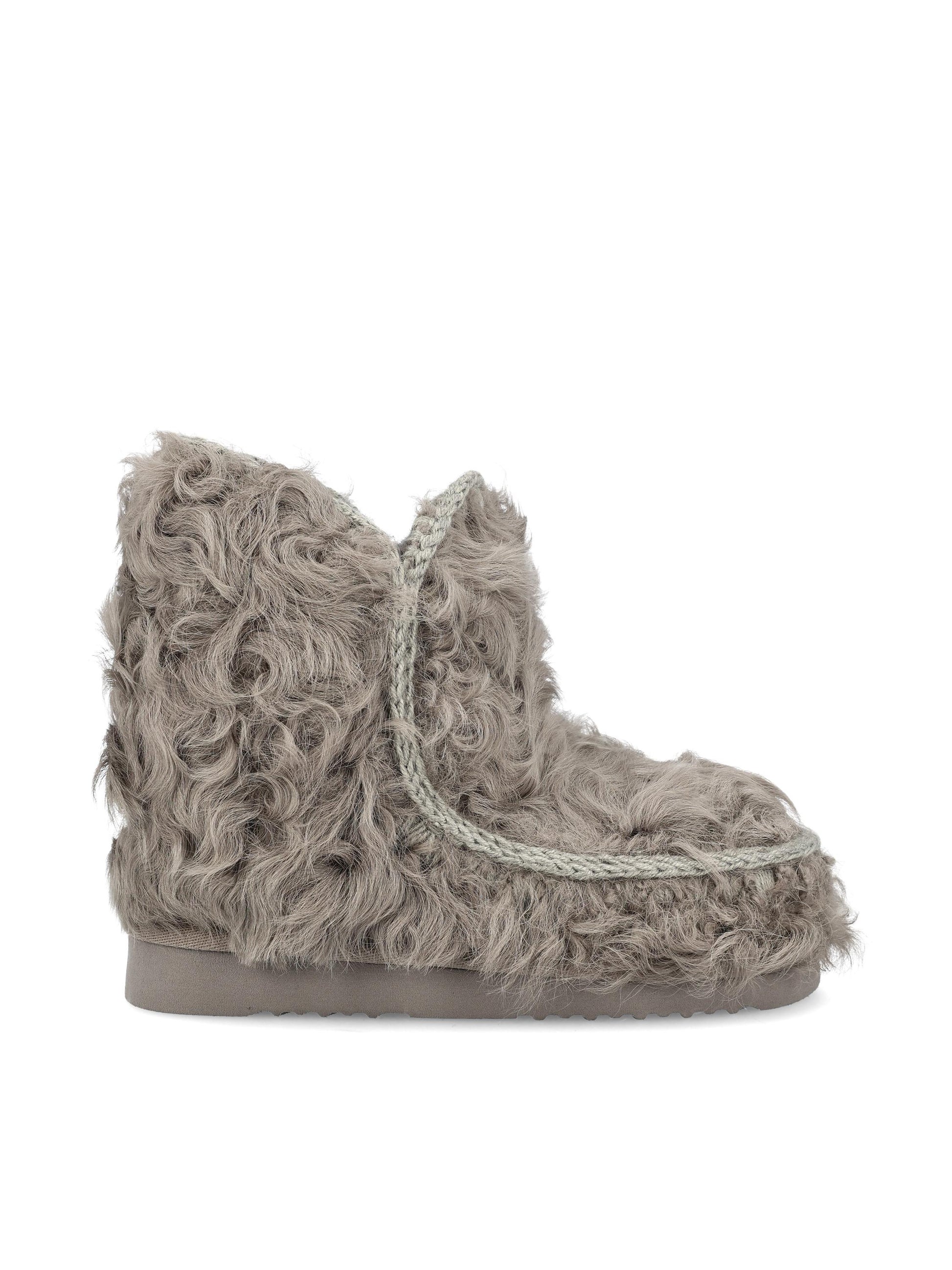Stivali Eskimo in pelliccia di capra. FW101141M GRE MOU 