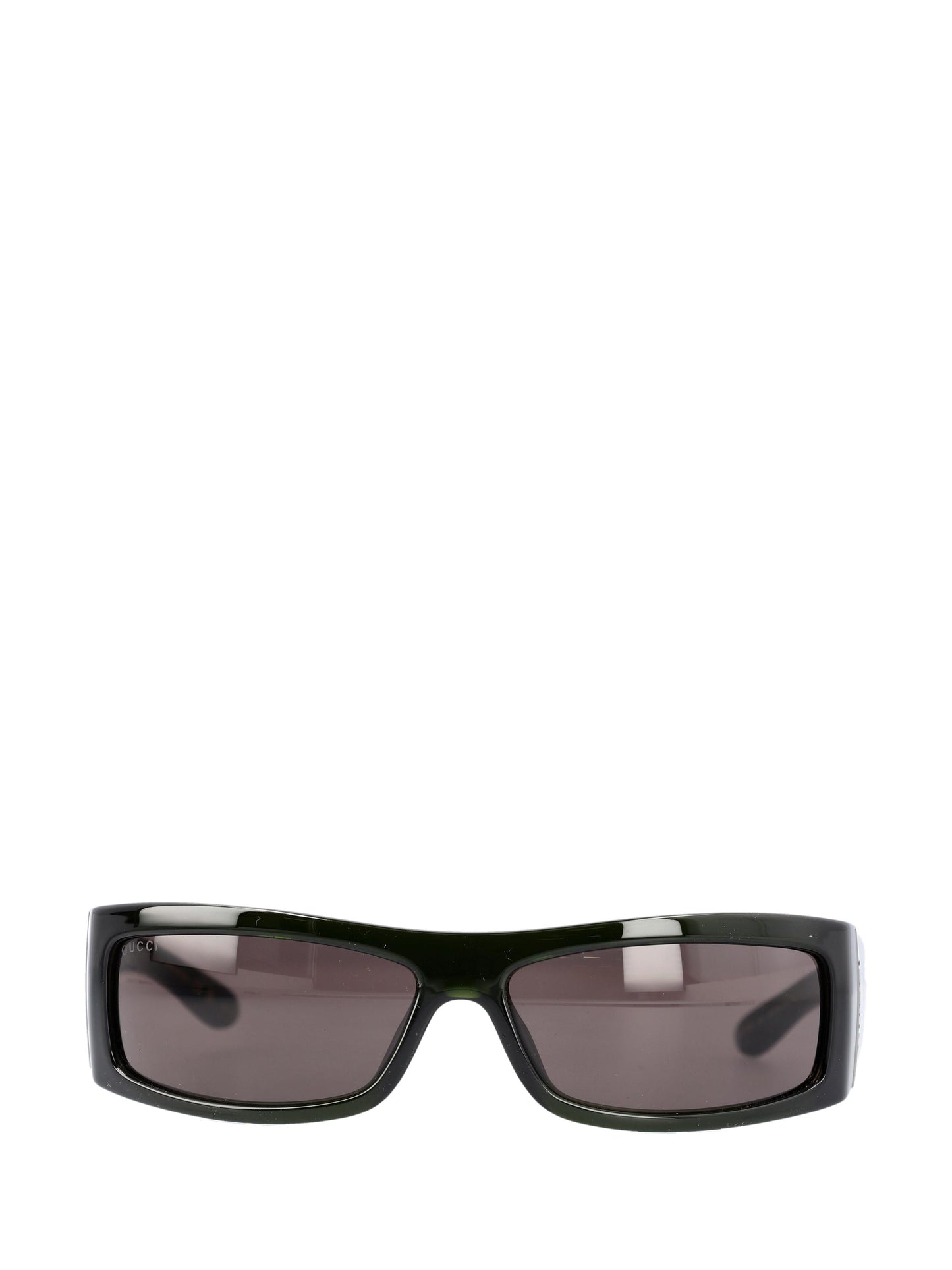 Occhiali da sole realizzati in acetato iniettato di colore nero, decorati da lettering Gucci sulle aste. 761288 J16913012 GUCCI 