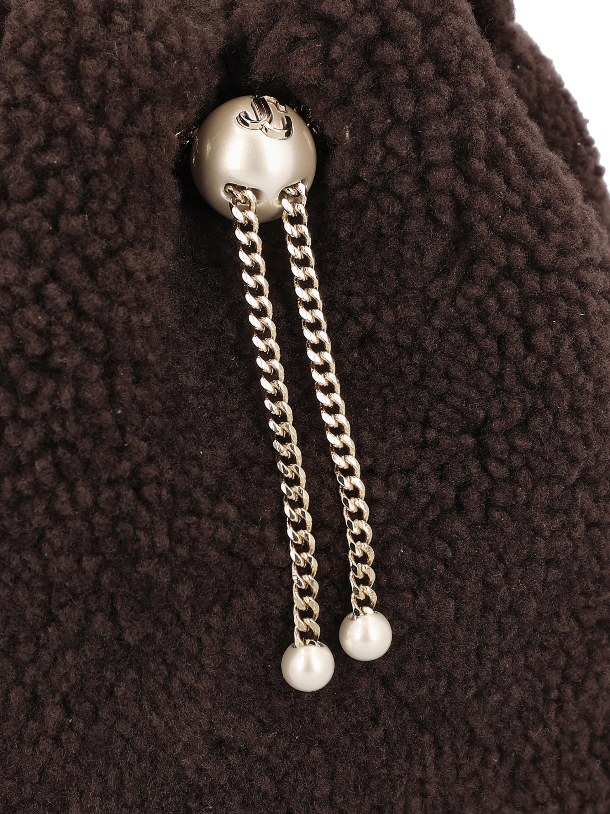 Borsa Bon Bon BON BON XYHCHOCOLATE/LIGHT GOLD JIMMY CHOO 