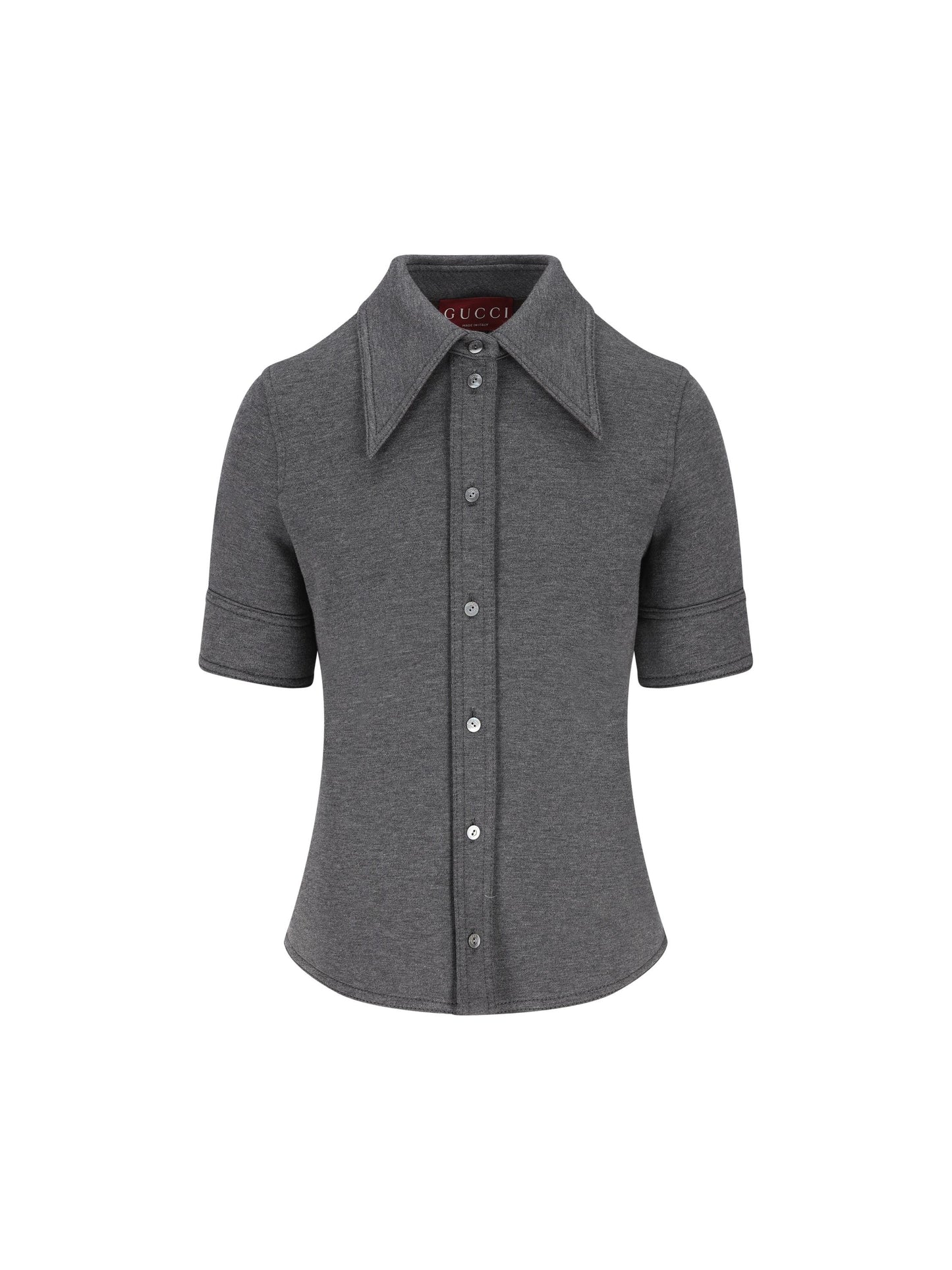 Camicia realizzata in cotone e lana. 836442 Z7AY91088 GUCCI 