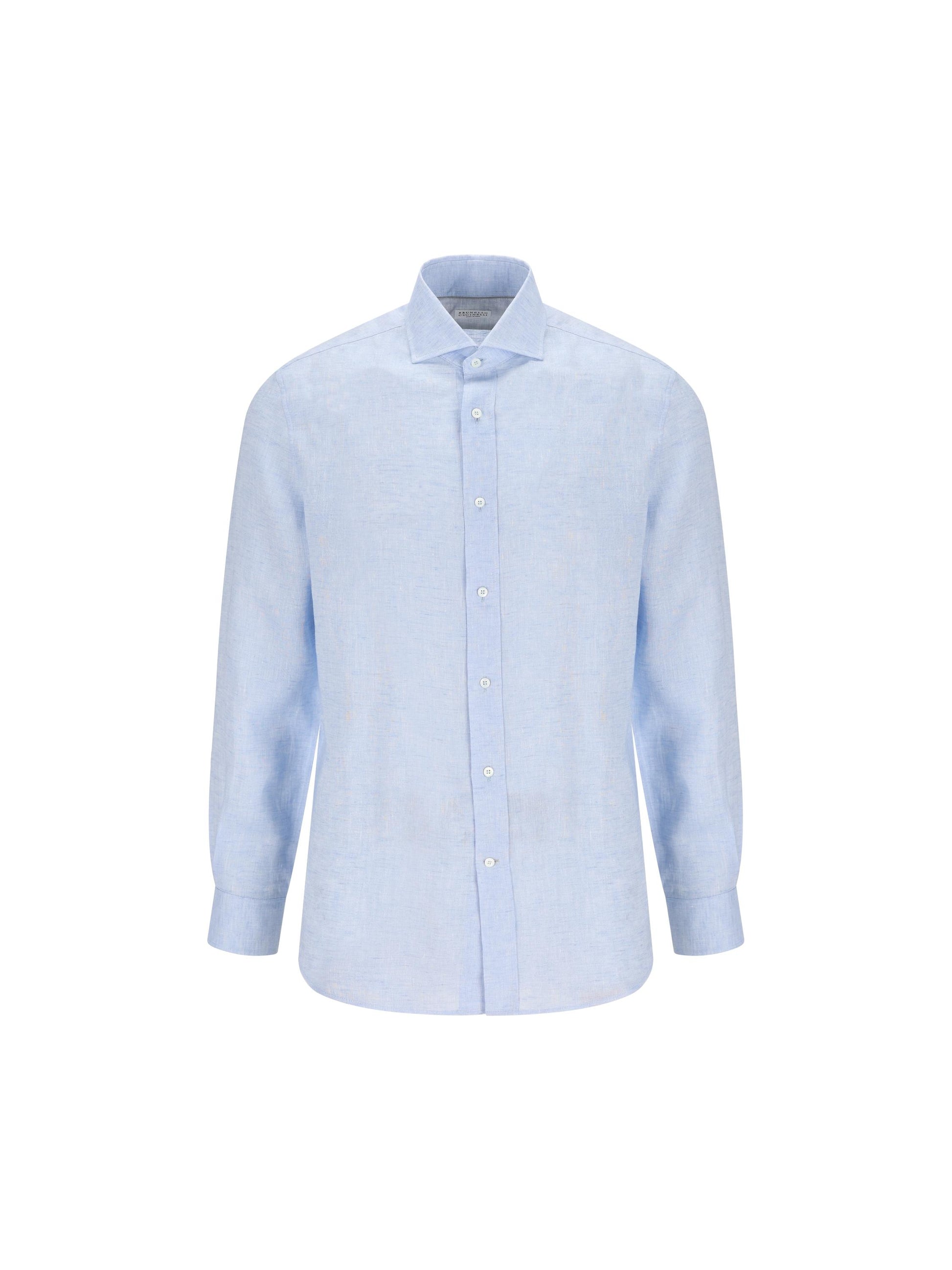 Camicia realizzata in lino. MM6840627 C105 BRUNELLO CUCINELLI 