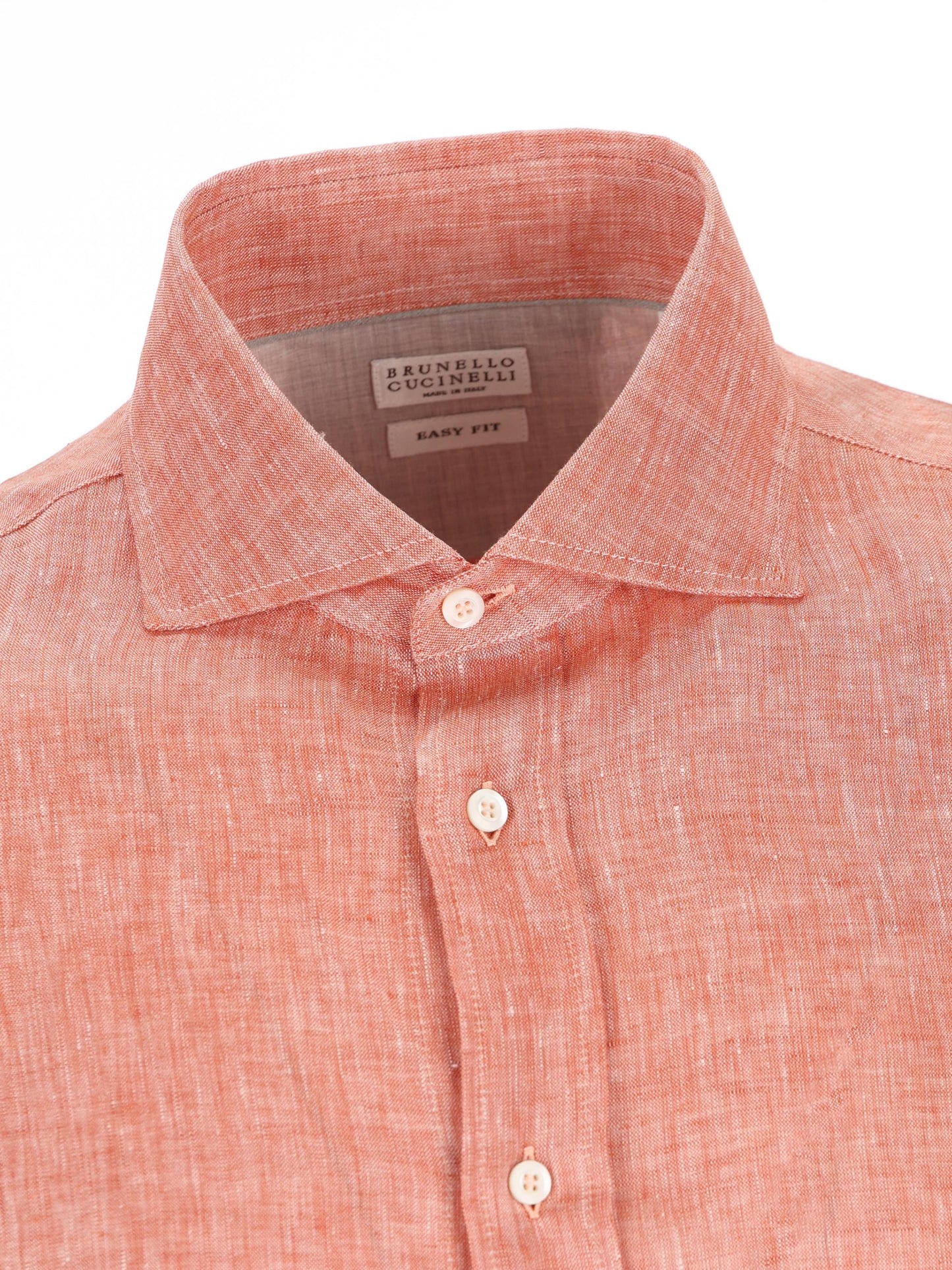 Camicia realizzata in lino. MM6840627Y C148 BRUNELLO CUCINELLI 