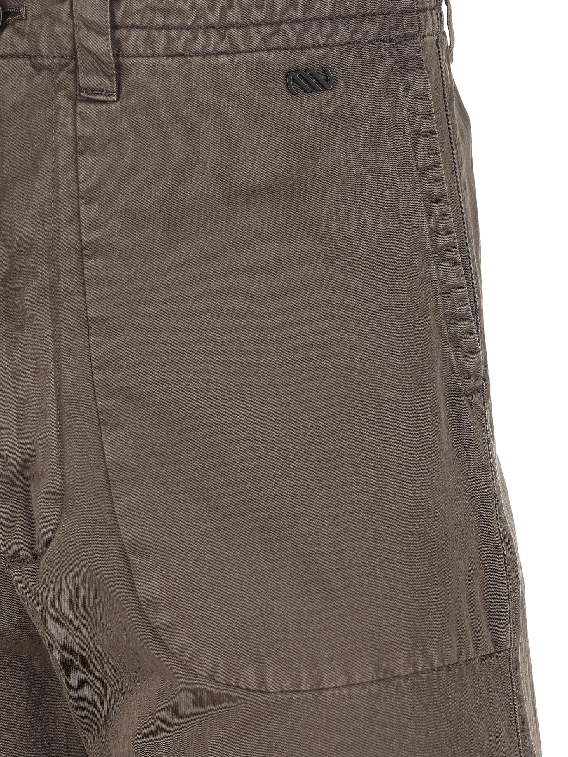 Pantaloni Co/Ny in gabardine tinto in capo 19MMPA006A 000012G922 MASSIMO OSTI STUDIO 