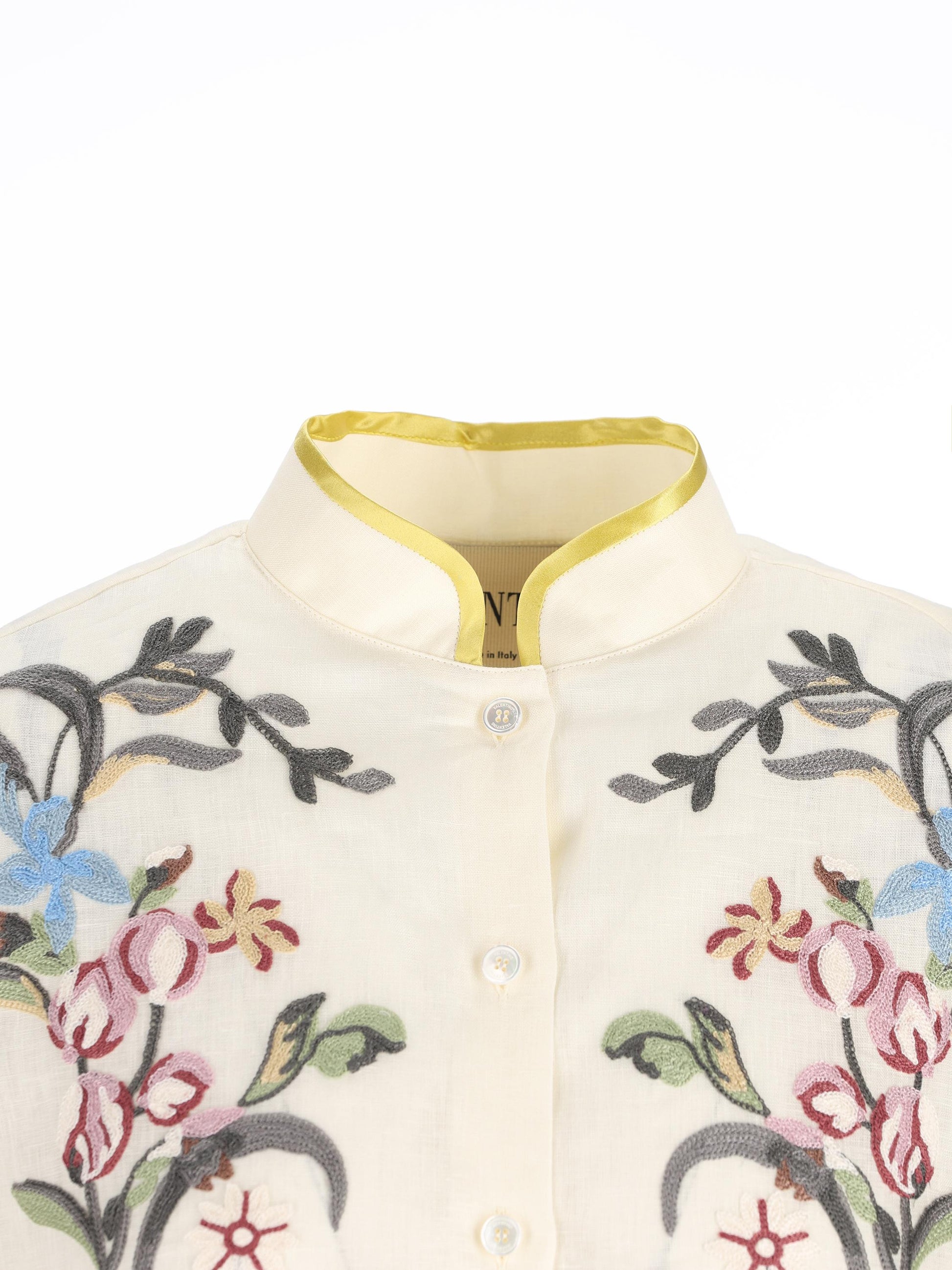 Camicia realizzata in lino. 8B3AB8269M4 AM0 VALENTINO GARAVANI 