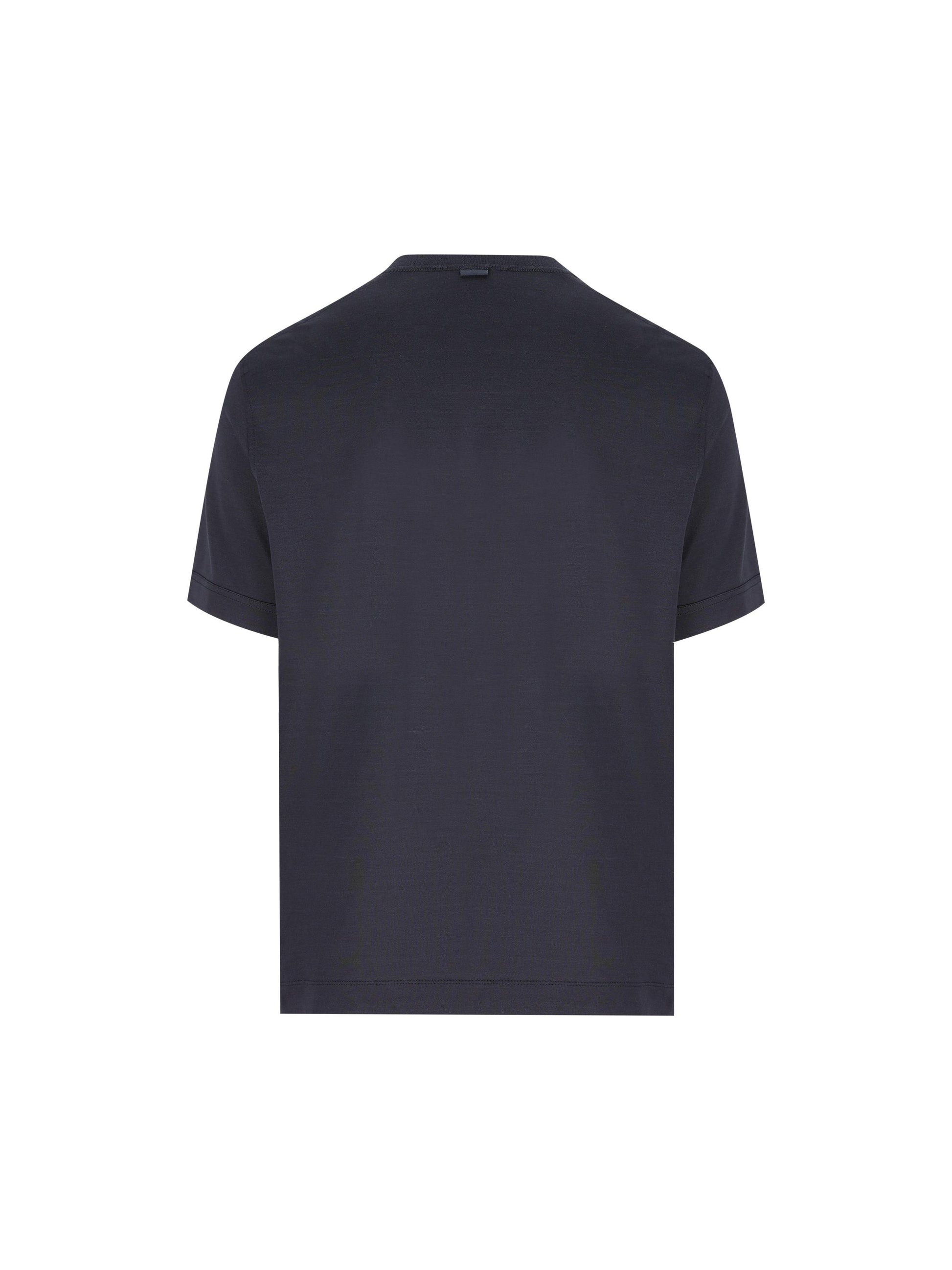 T-Shirt realizzata in cotone e seta. UH386A3 H718412 ZEGNA 