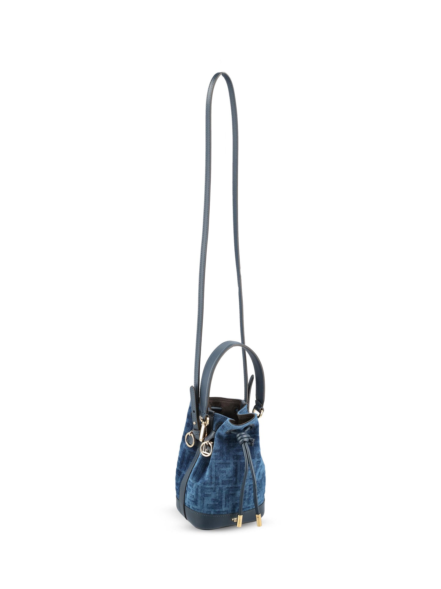 Minibag in denim. 8BS109 AVR6F1UJW FENDI 