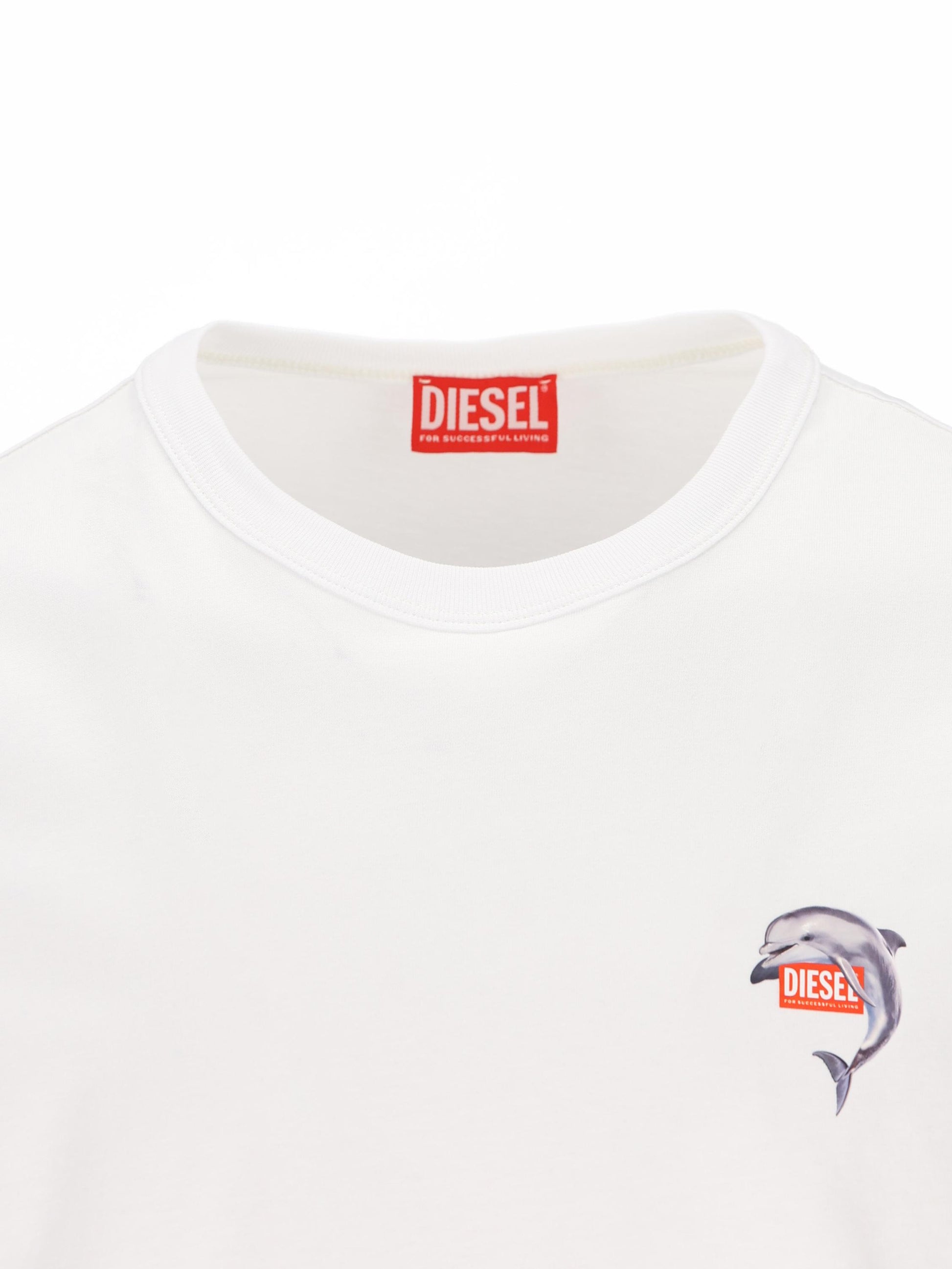 T-Shirt realizzata in cotone. A21652 0PLAT100 DIESEL 