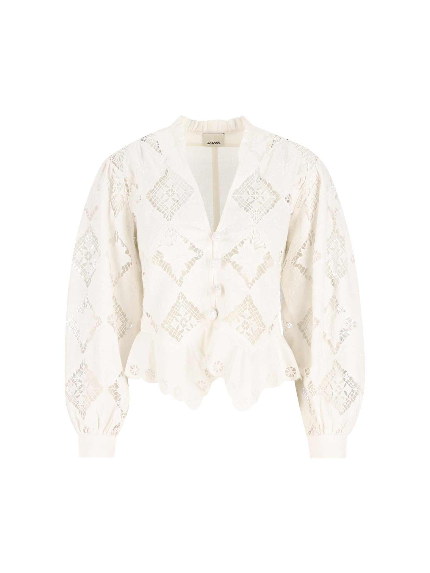 Blusa realizzata in cotone. 26EHT0856FA-D2J01I 20WH ISABEL MARANT 