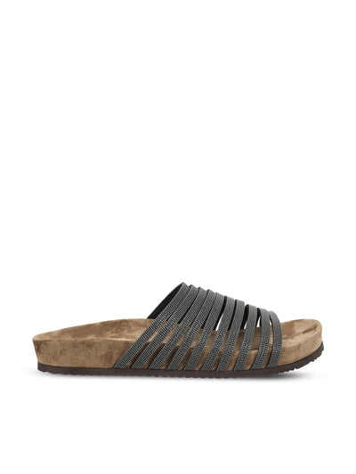 Slide realizzate in vera pelle. MZGAG3157 C101 BRUNELLO CUCINELLI 