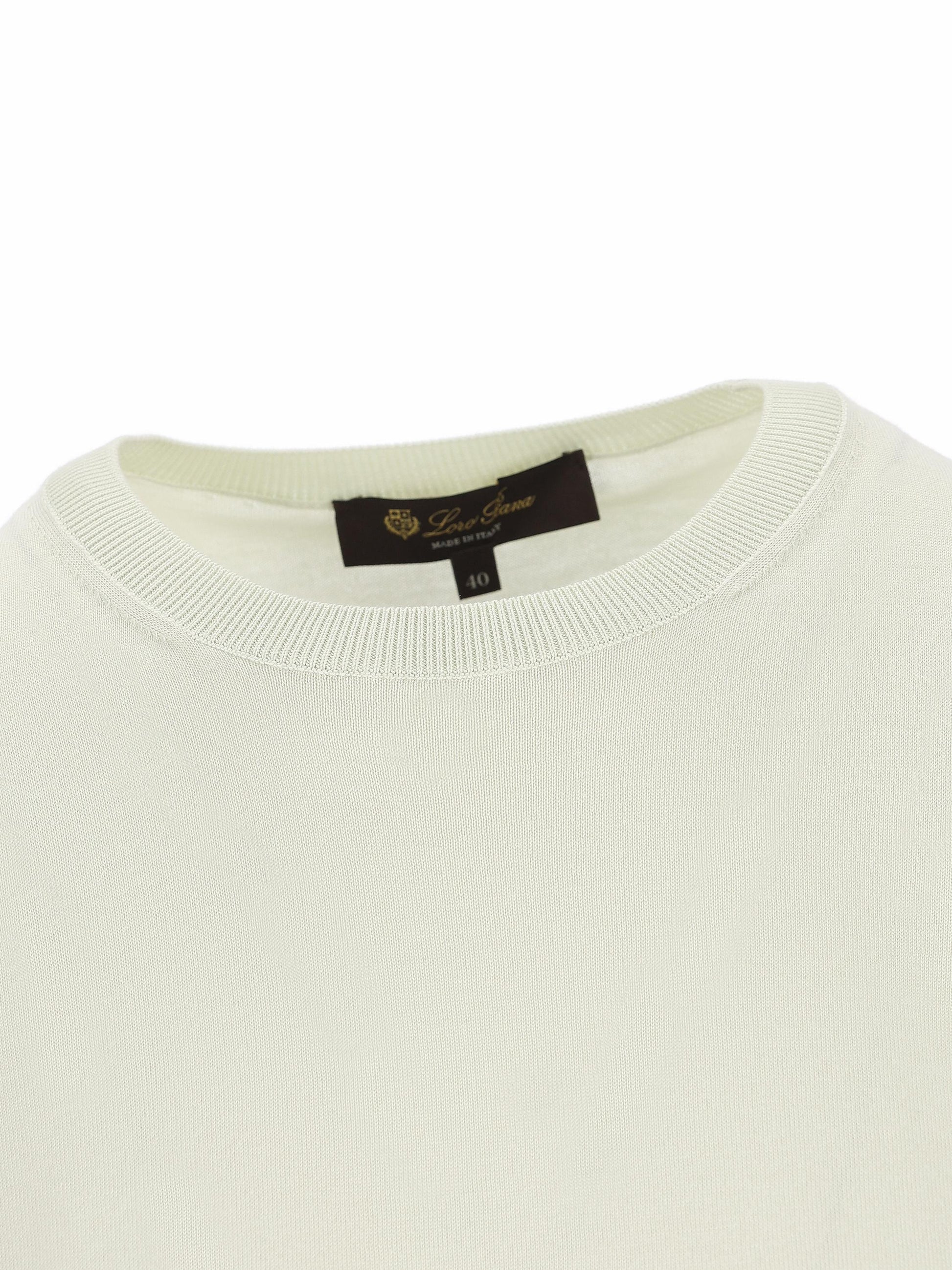 Maglia realizzata in cotone. FAM7984 5115 LORO PIANA 
