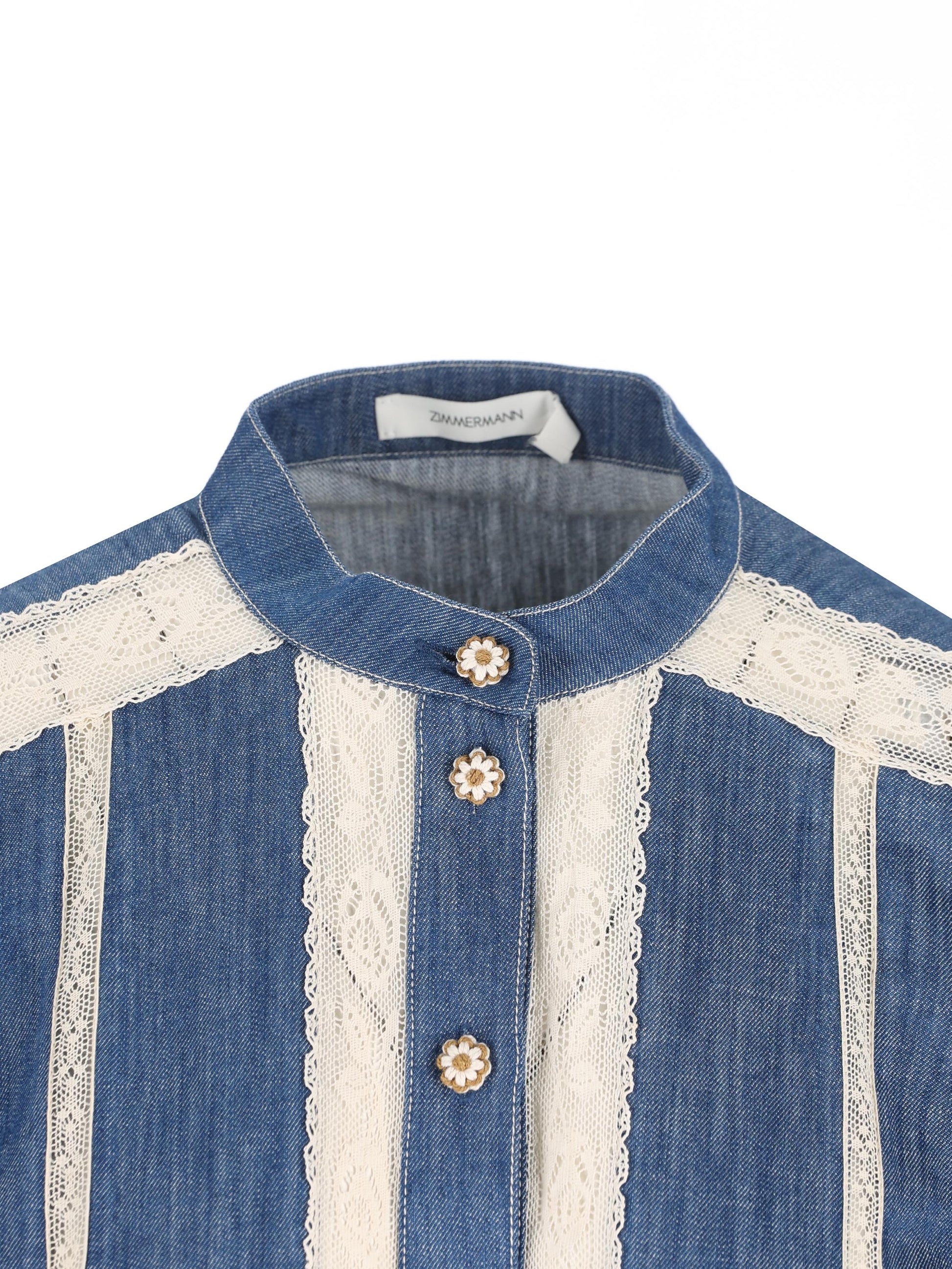 Camicia realizzata in cotone. 5604TRS261 RWBLU ZIMMERMANN 