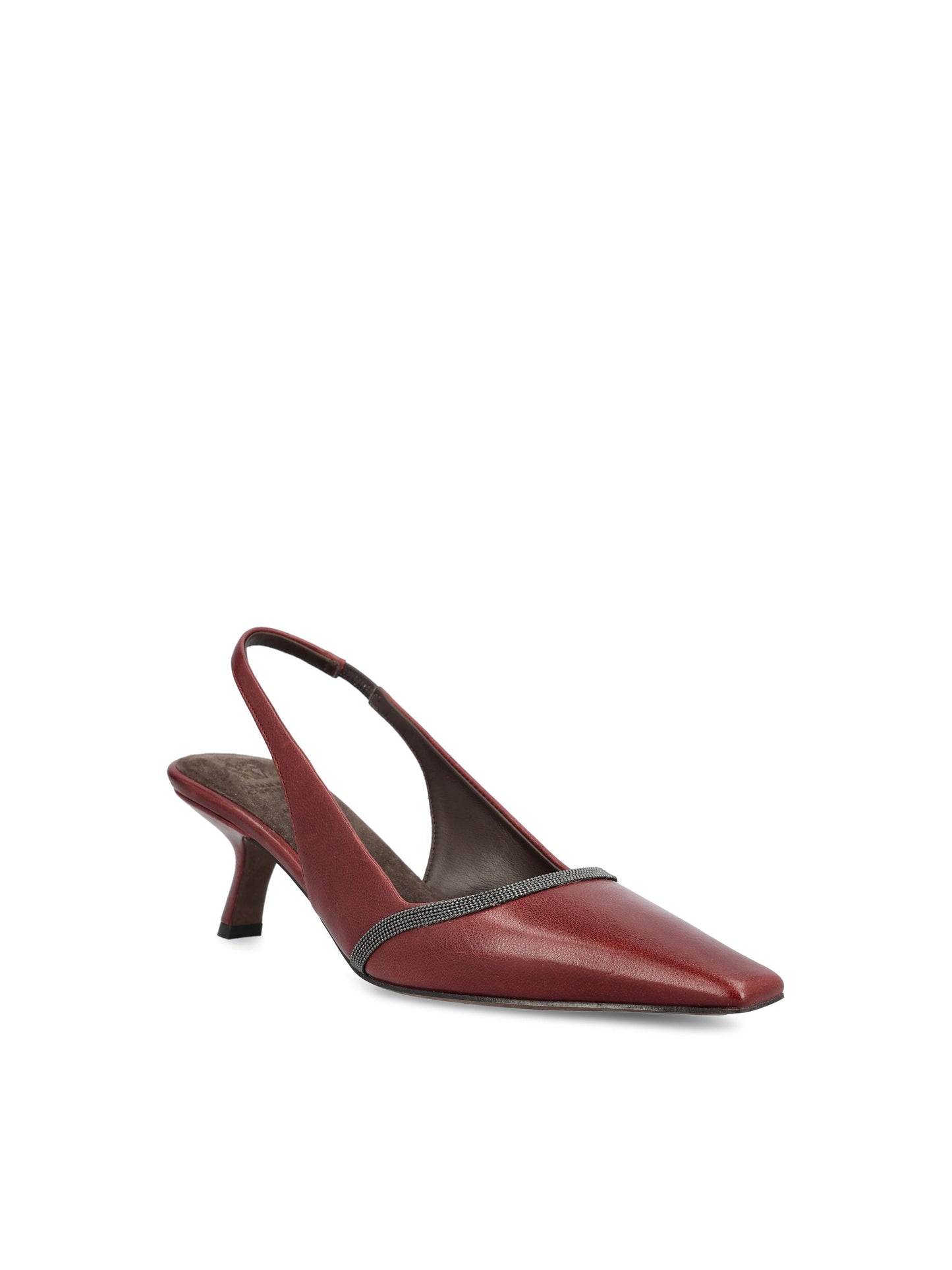 Slingback realizzate in pelle. MZORC3053P C4187 BRUNELLO CUCINELLI 