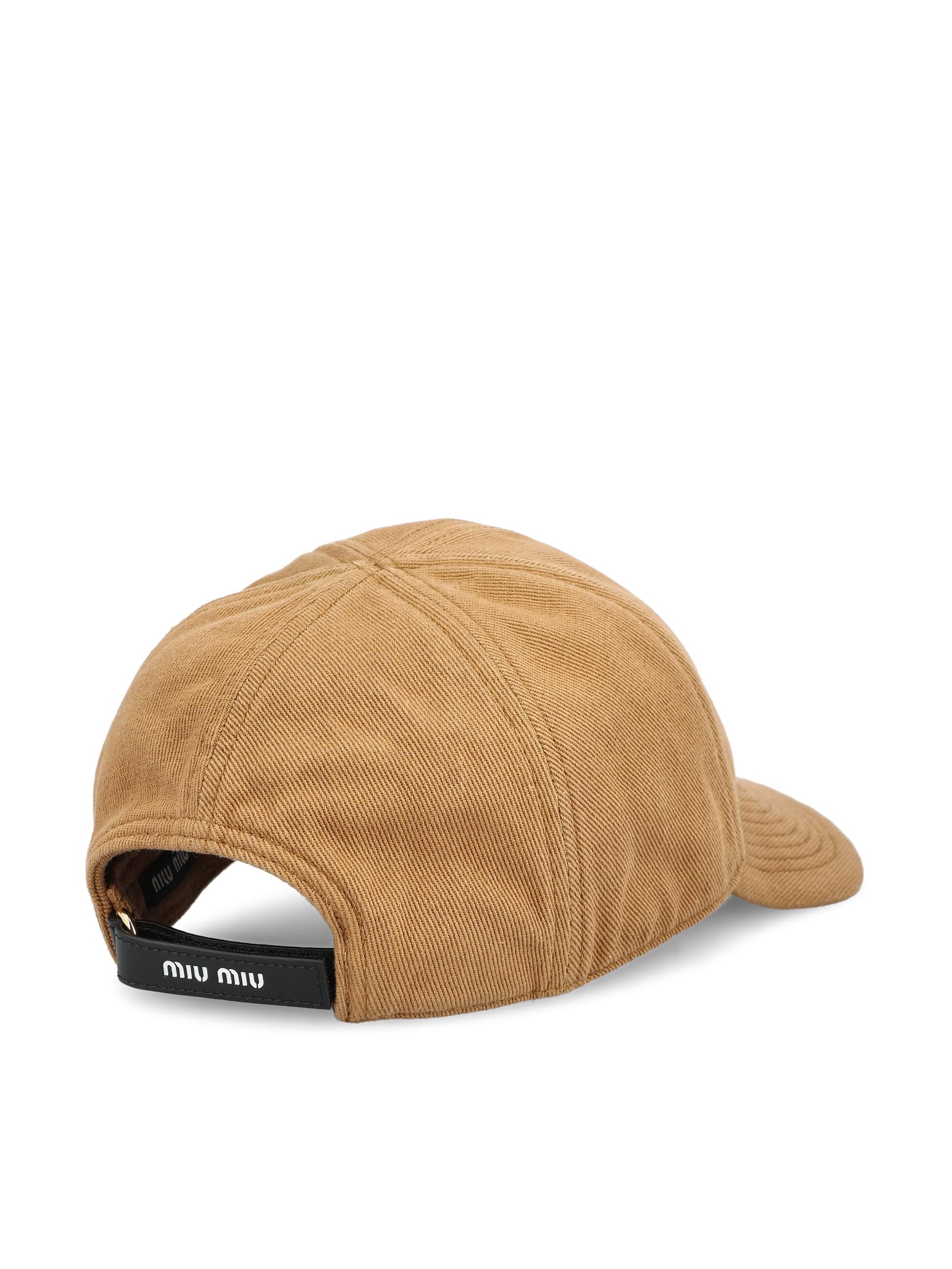 Cappello da baseball realizzato in cotone. 5HC370 2CR2F0594 MIU MIU 