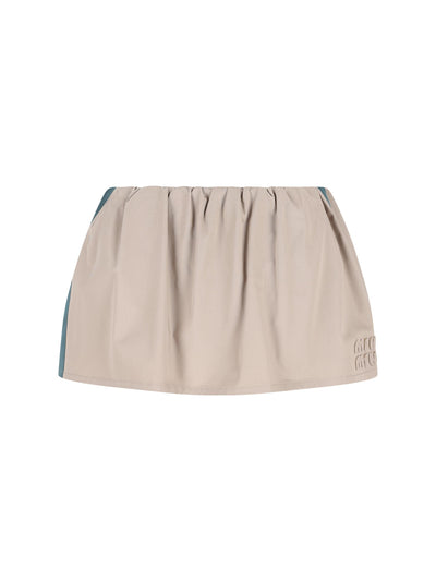 Gonna realizzata in cotone. MG2638 19CTF0D3K MIU MIU 