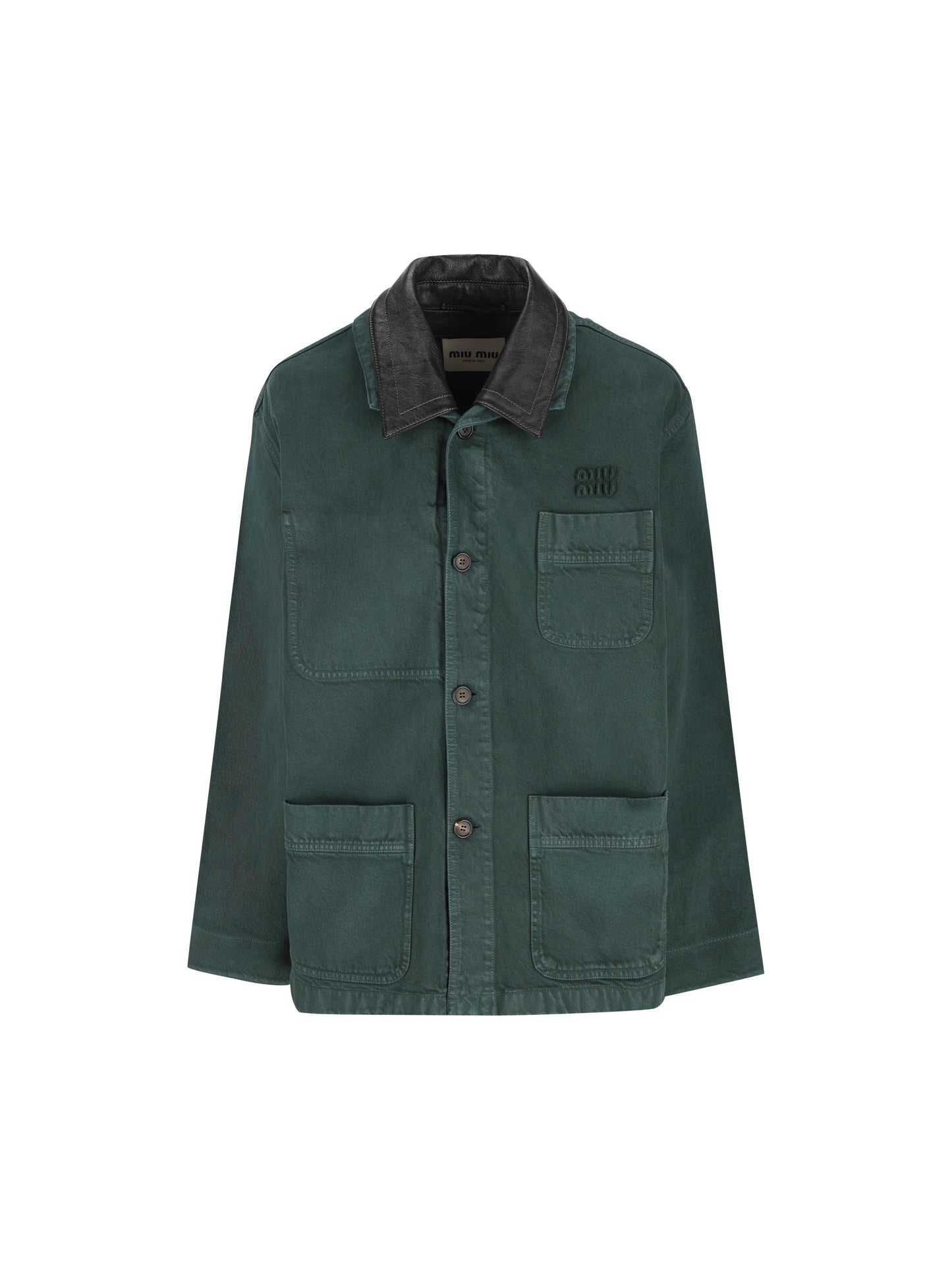 Giacca realizzata in cotone. MH2053 19R2F0422 MIU MIU 