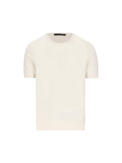 T-Shirt realizzata in lino e cotone. JOSH 001 TAGLIATORE 