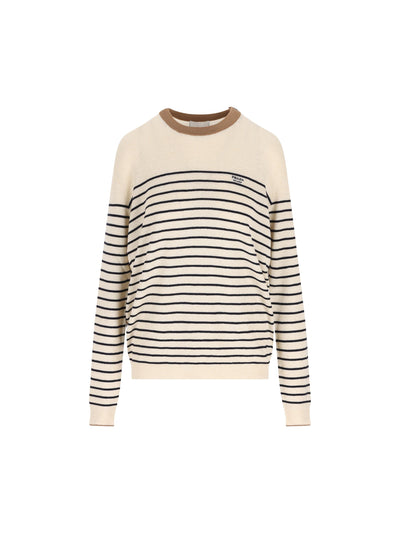 Maglione realizzato in lino e cotone. UMF262 188YF0018 PRADA 